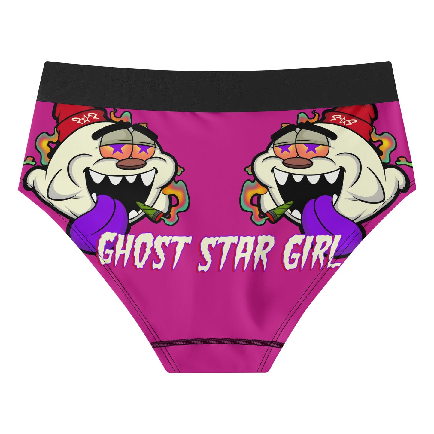 G.S.G Ghost Star Girl Womens Purple Mid Waisted Briefs