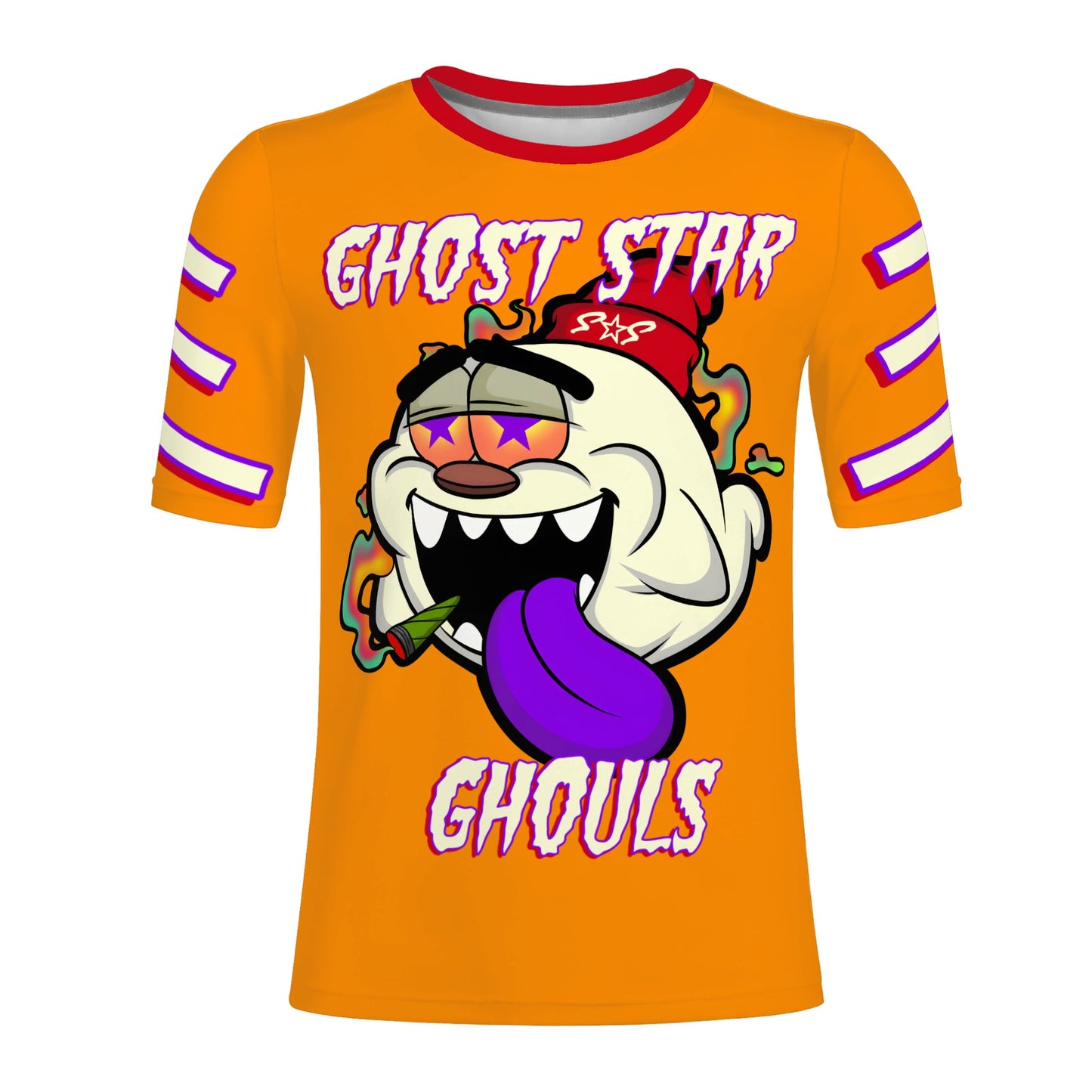 G.S.G Ghost Star Ghouls S.O.S Ghost Edition Mens Orange T-shirts