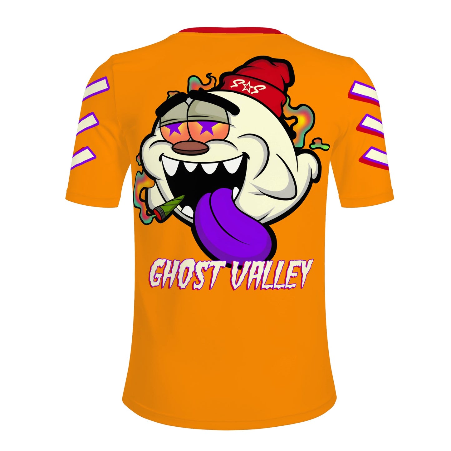 G.S.G Ghost Star Ghouls S.O.S Ghost Edition Mens Orange T-shirts