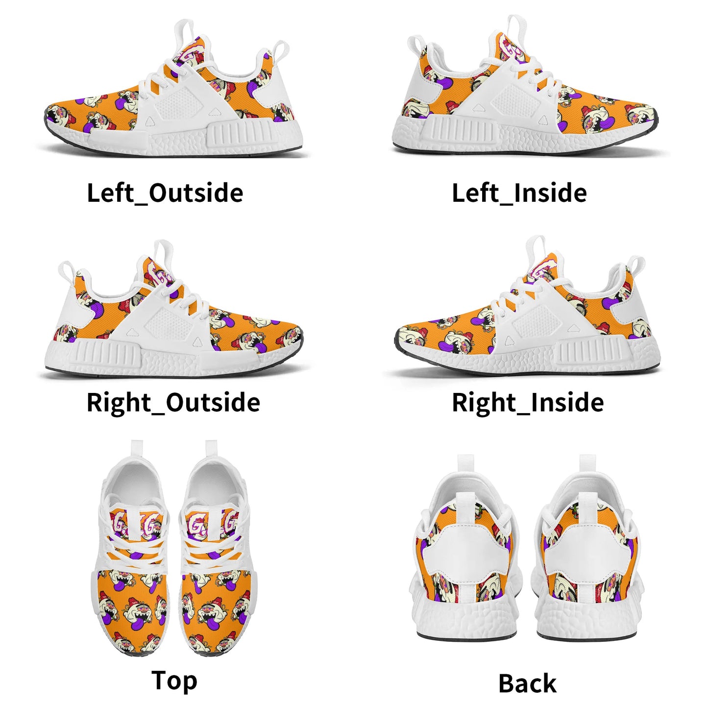 G.S.G Ghost Star Ghouls Orange Ghost Edition Mens Star Kicks