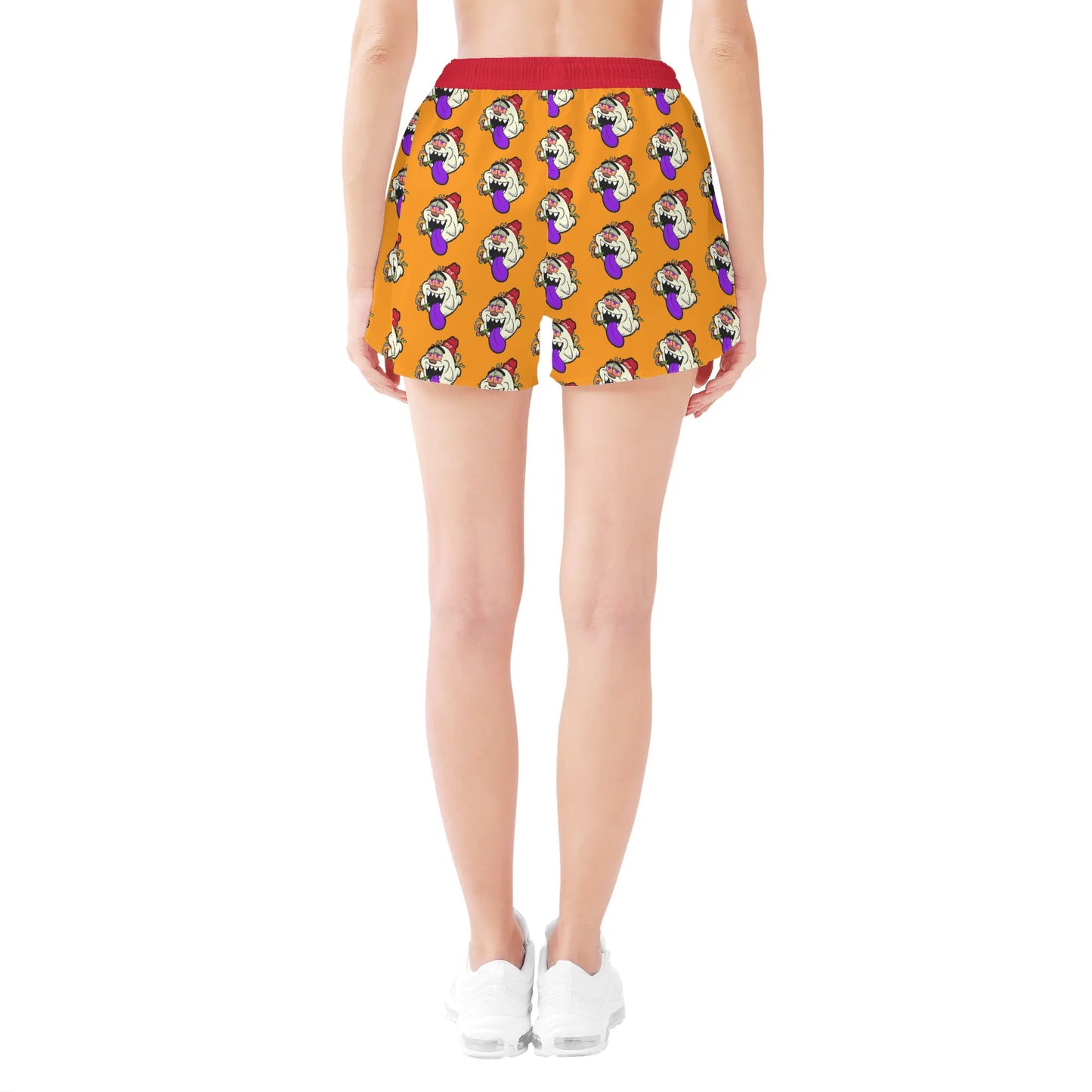 G.S.G Ghost Star Girl Womens Orange Shorts