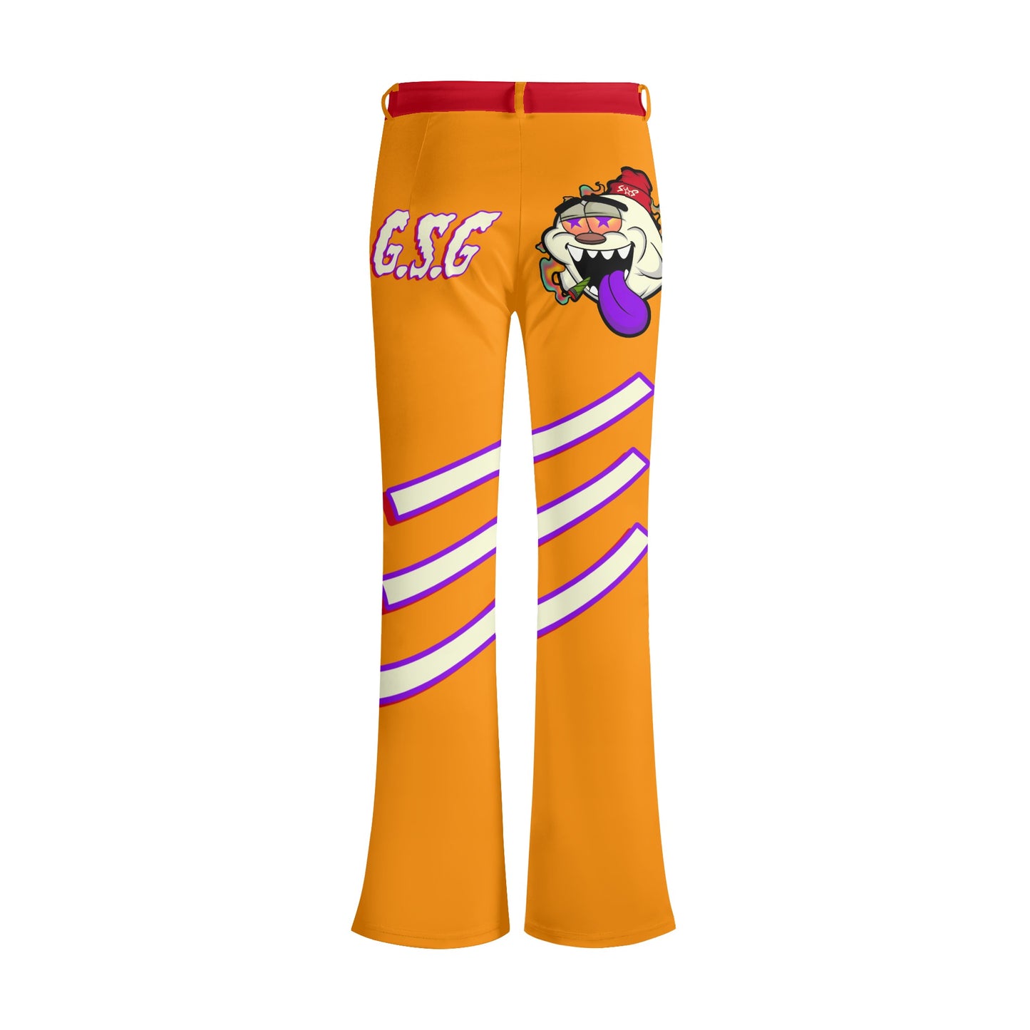 G.S.G Ghost Star Girl Womens Orange Pants