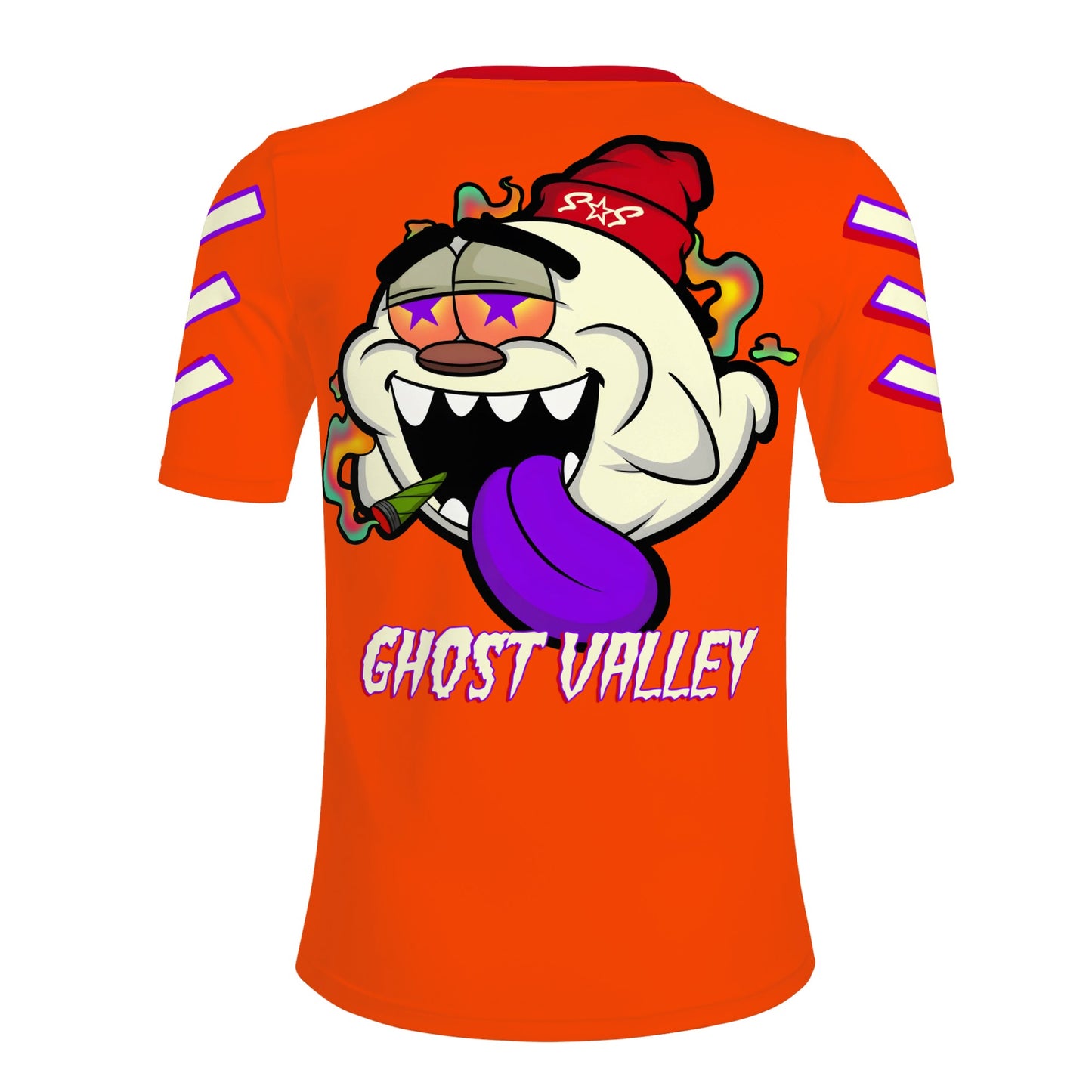 G.S.G Ghost Star Ghouls S.O.S Ghost Edition Mens Dark Orange T-shirts