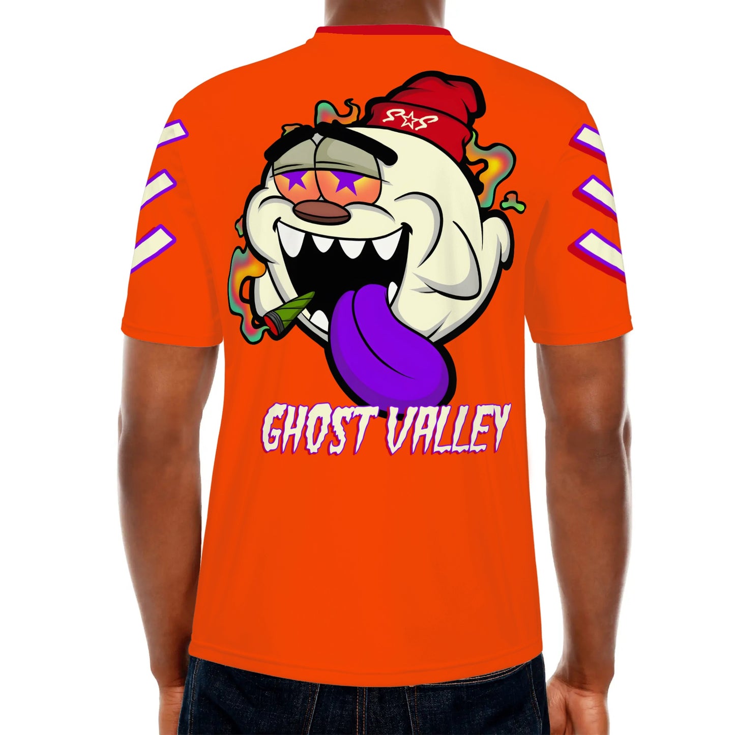 G.S.G Ghost Star Ghouls S.O.S Ghost Edition Mens Dark Orange T-shirts