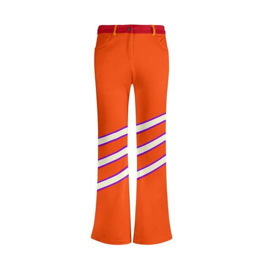 G.S.G Ghost Star Girl Womens Dark Orange Pants