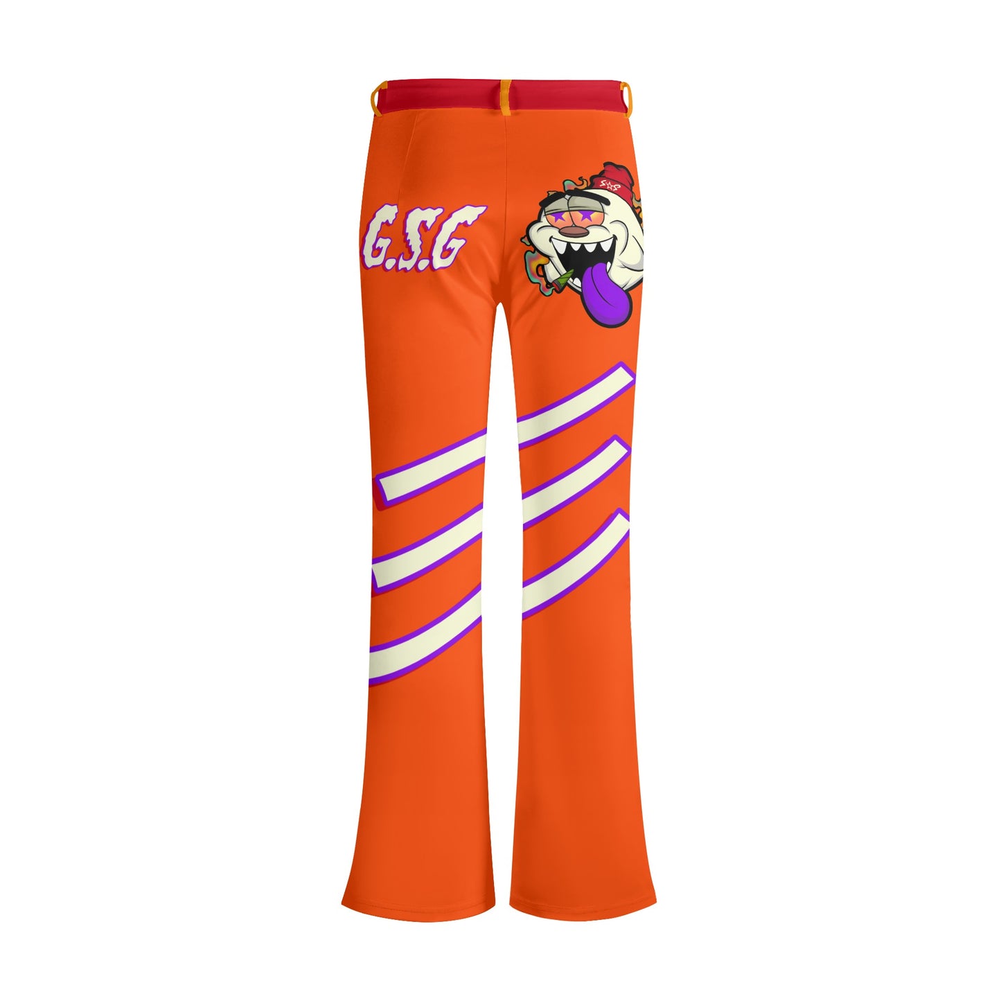 G.S.G Ghost Star Girl Womens Dark Orange Pants