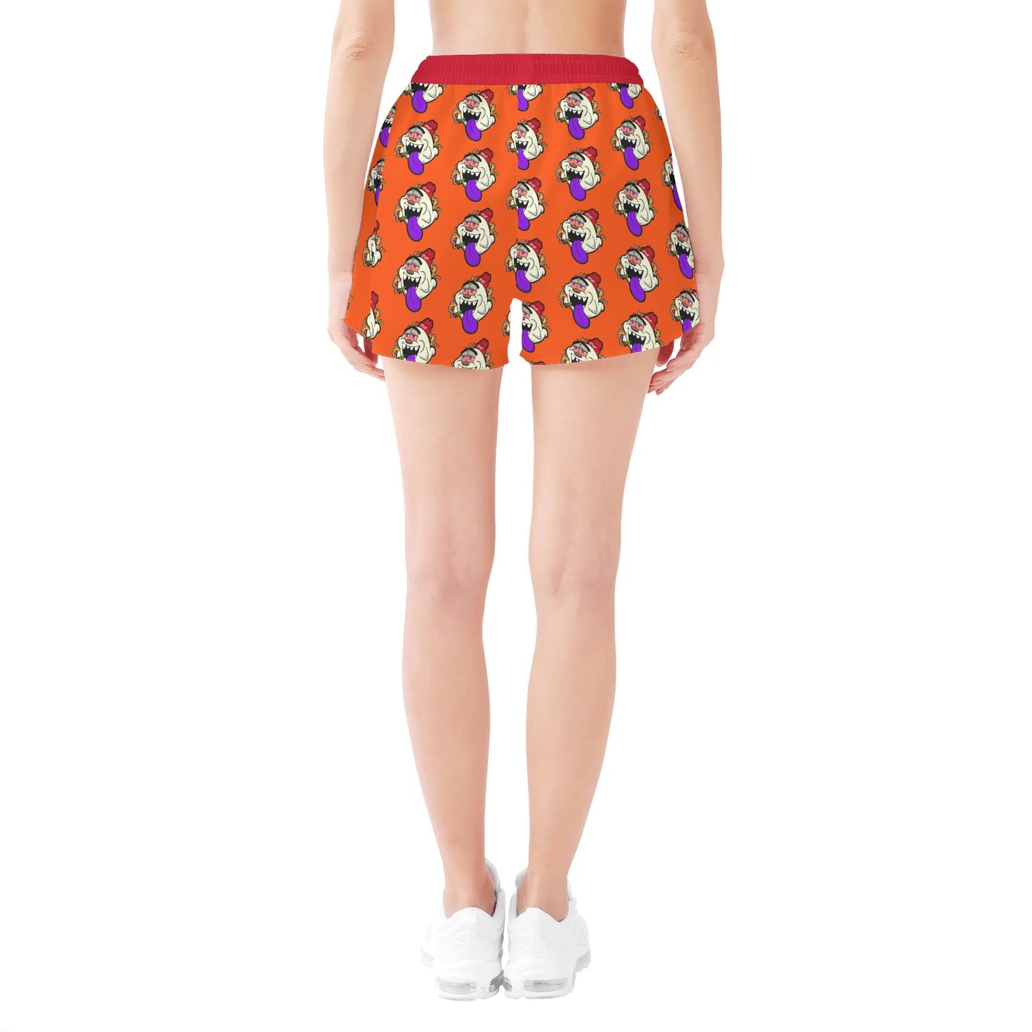 G.S.G Ghost Star Girl Womens Dark Orange Shorts