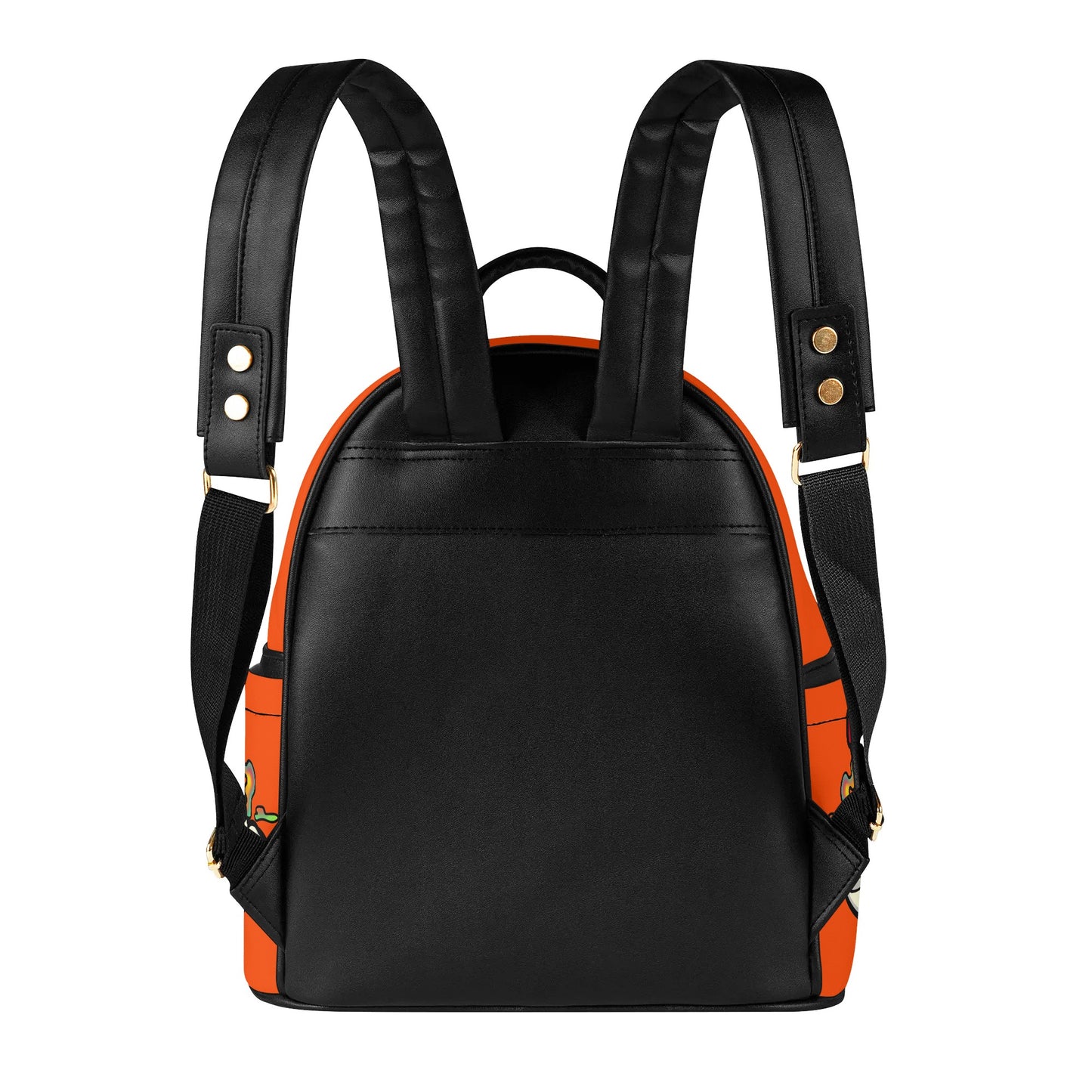 G.S.G Ghost Star Girl DarkOrange/Maroon Backpack