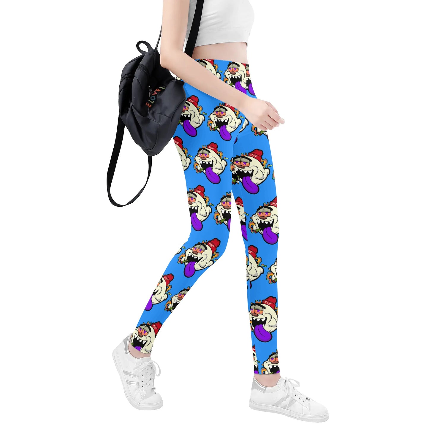 G.S.G Ghost Star Girl Womens Soft Blue Legging Yoga Pants