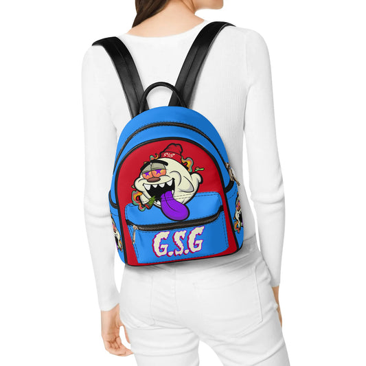 G.S.G Ghost Star Girl Blue/Maroon Backpack