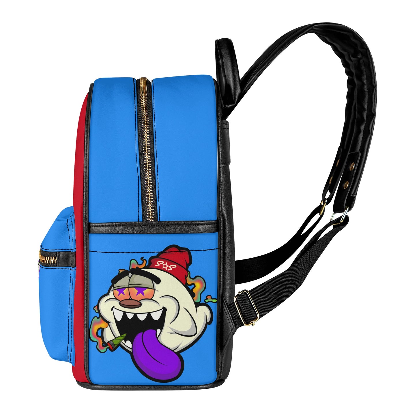 G.S.G Ghost Star Girl Blue/Maroon Backpack