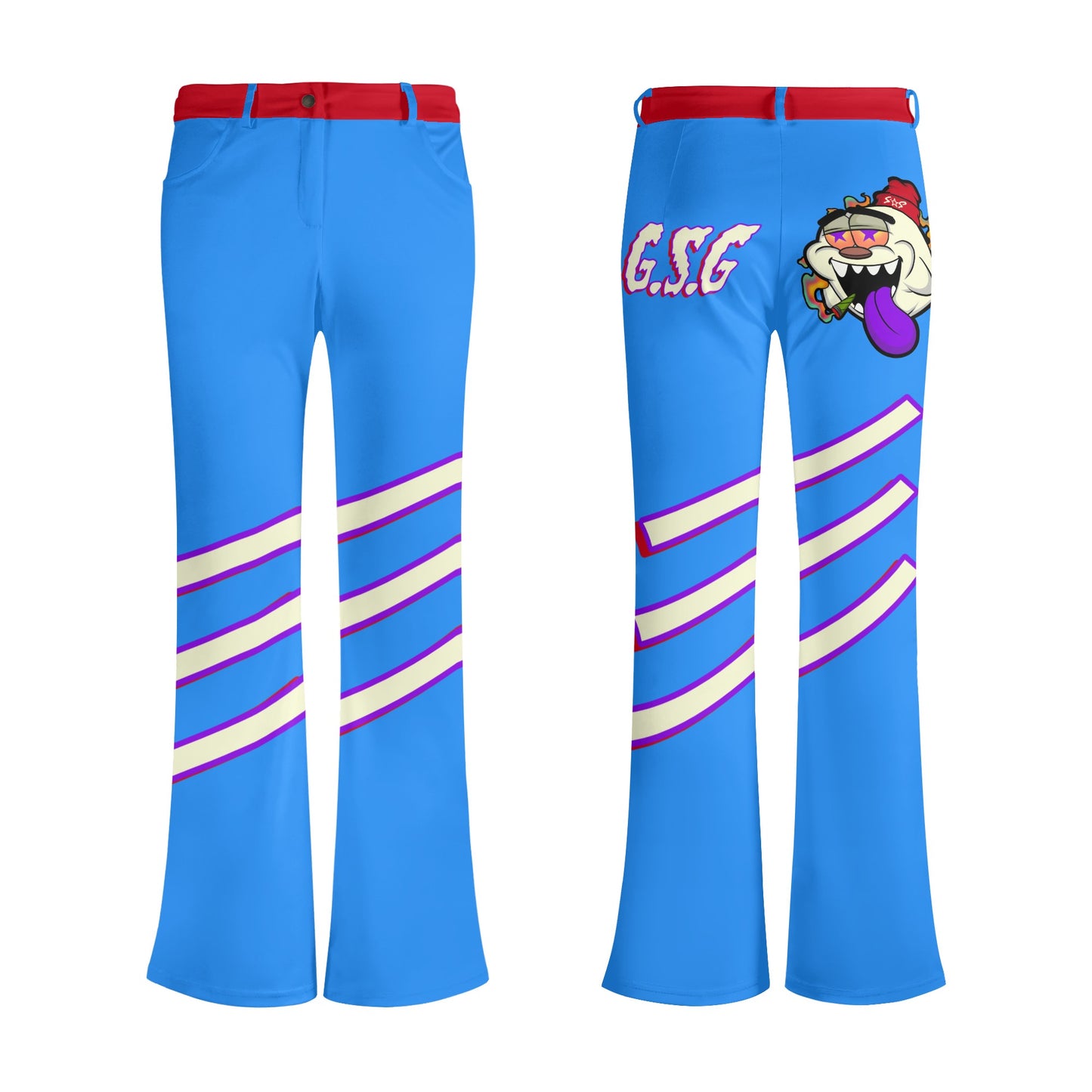 G.S.G Ghost Star Girl Womens Blue Pants