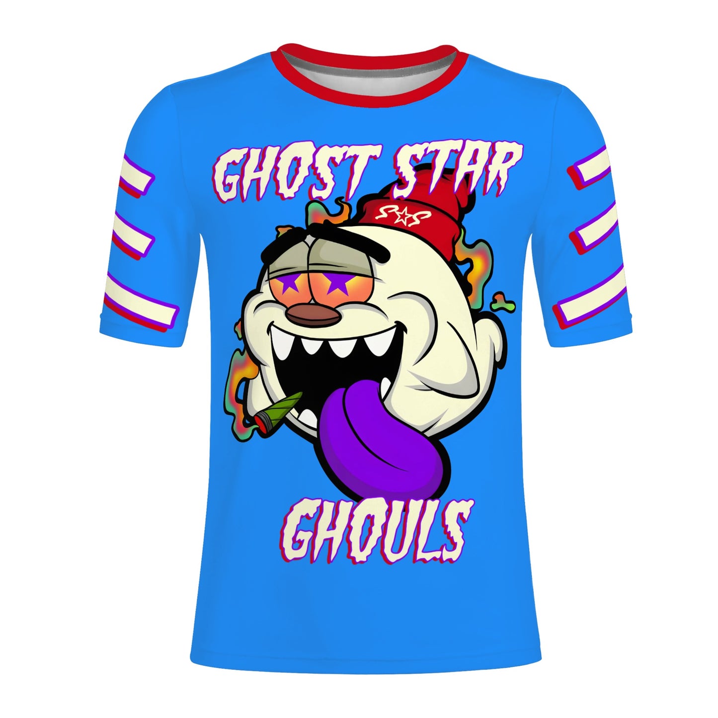 G.S.G Ghost Star Ghouls S.O.S Ghost Edition Mens Blue T-shirts