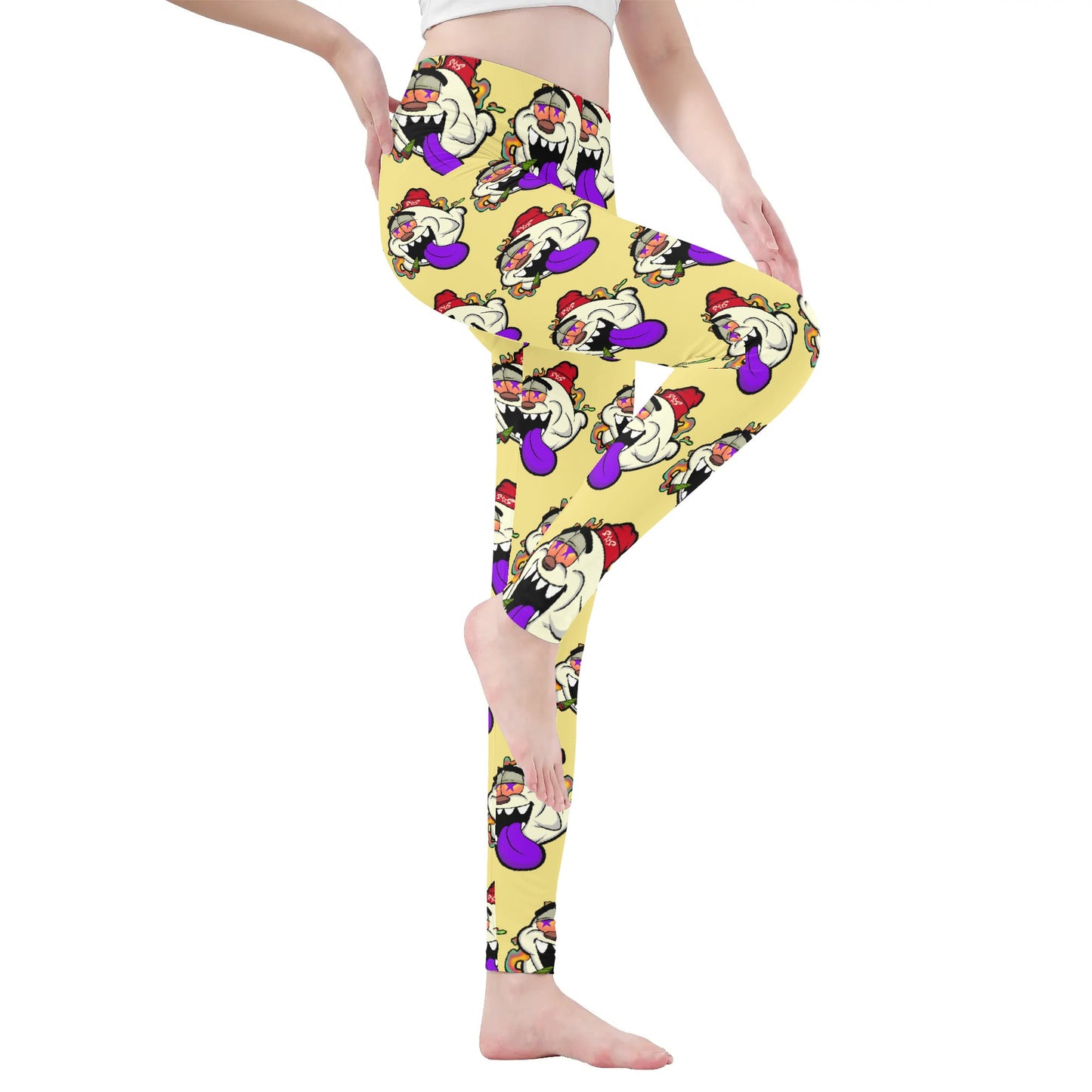 G.S.G Ghost Star Girl Womens Soft Tan Legging Yoga Pants