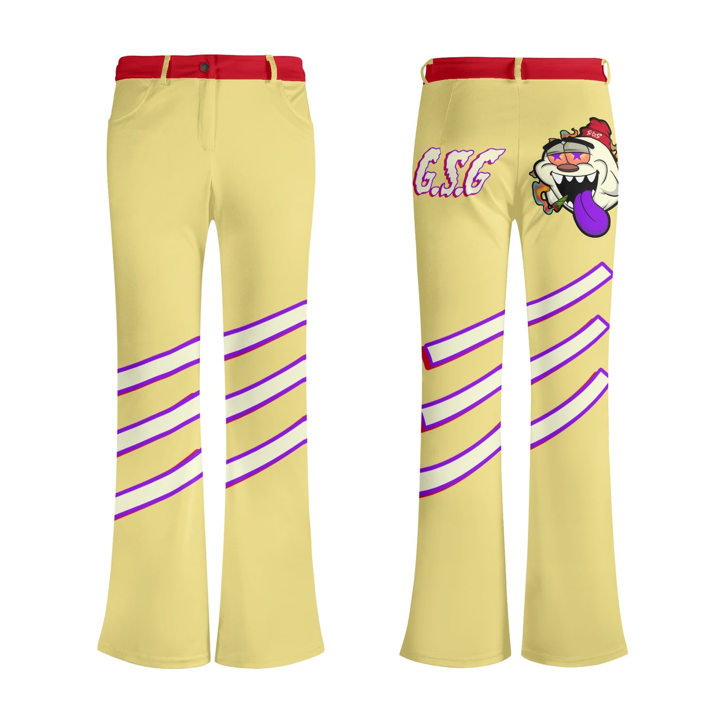 G.S.G Ghost Star Girl Womens Tan Pants