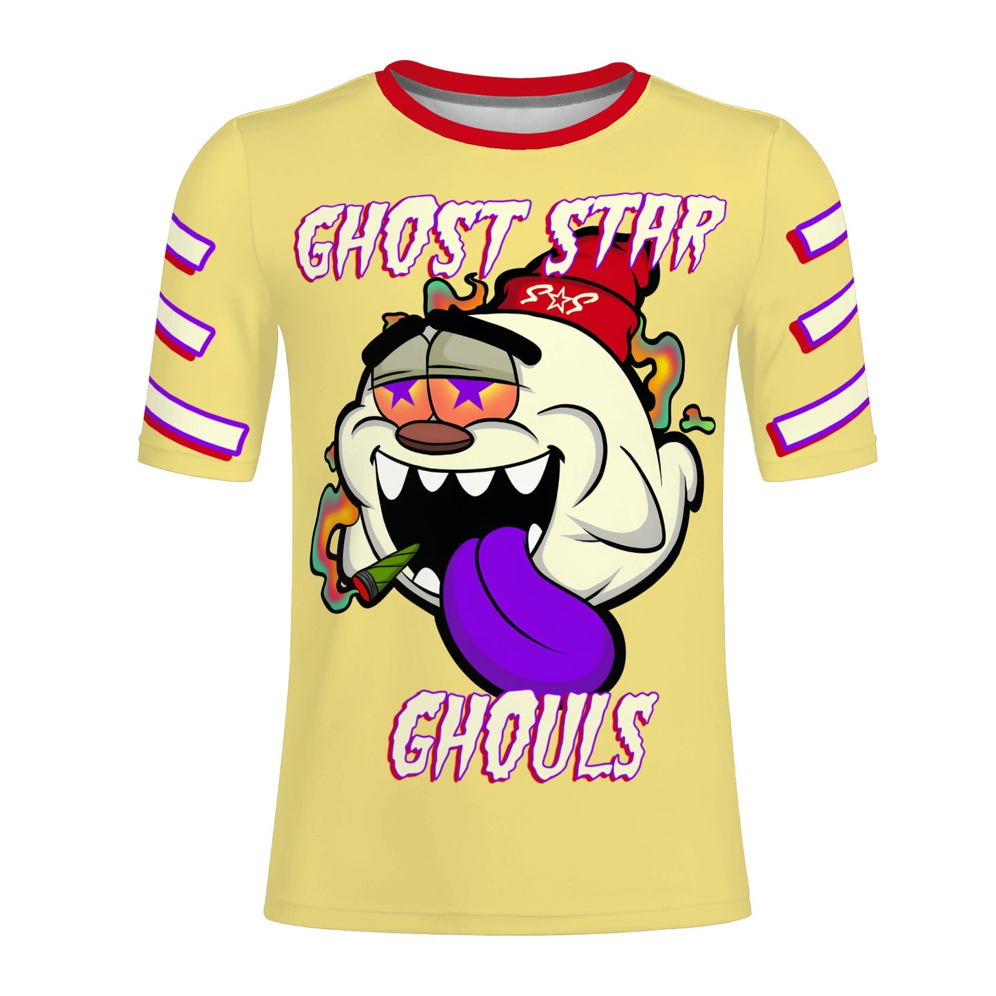 G.S.G Ghost Star Ghouls S.O.S Ghost Edition Mens Tan T-shirts