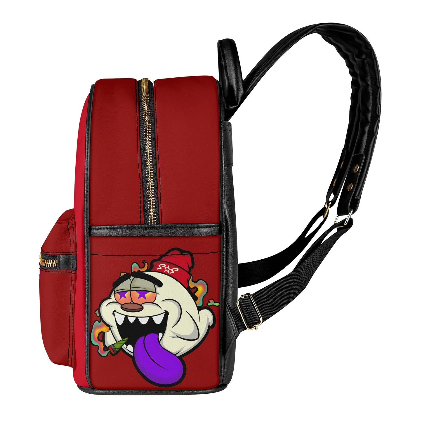 G.S.G Ghost Star Girl Maroon Backpack