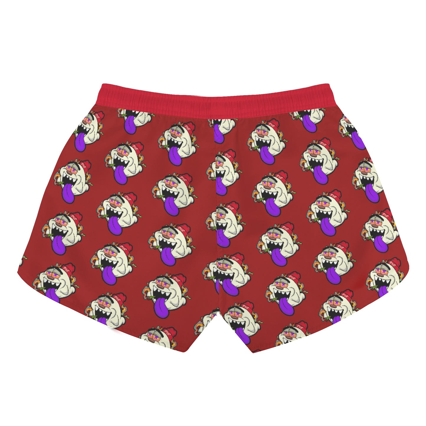 G.S.G Ghost Star Girl Womens Maroon Shorts