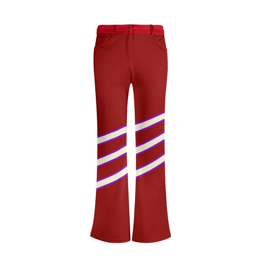 G.S.G Ghost Star Girl Womens Maroon Pants