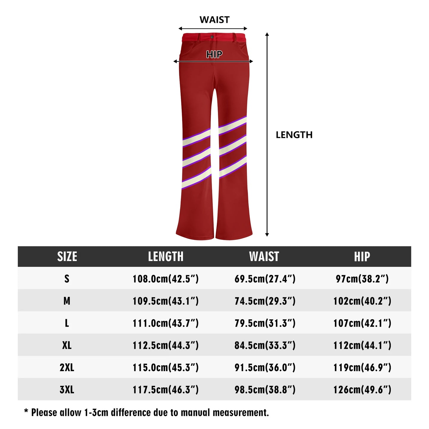 G.S.G Ghost Star Girl Womens Maroon Pants