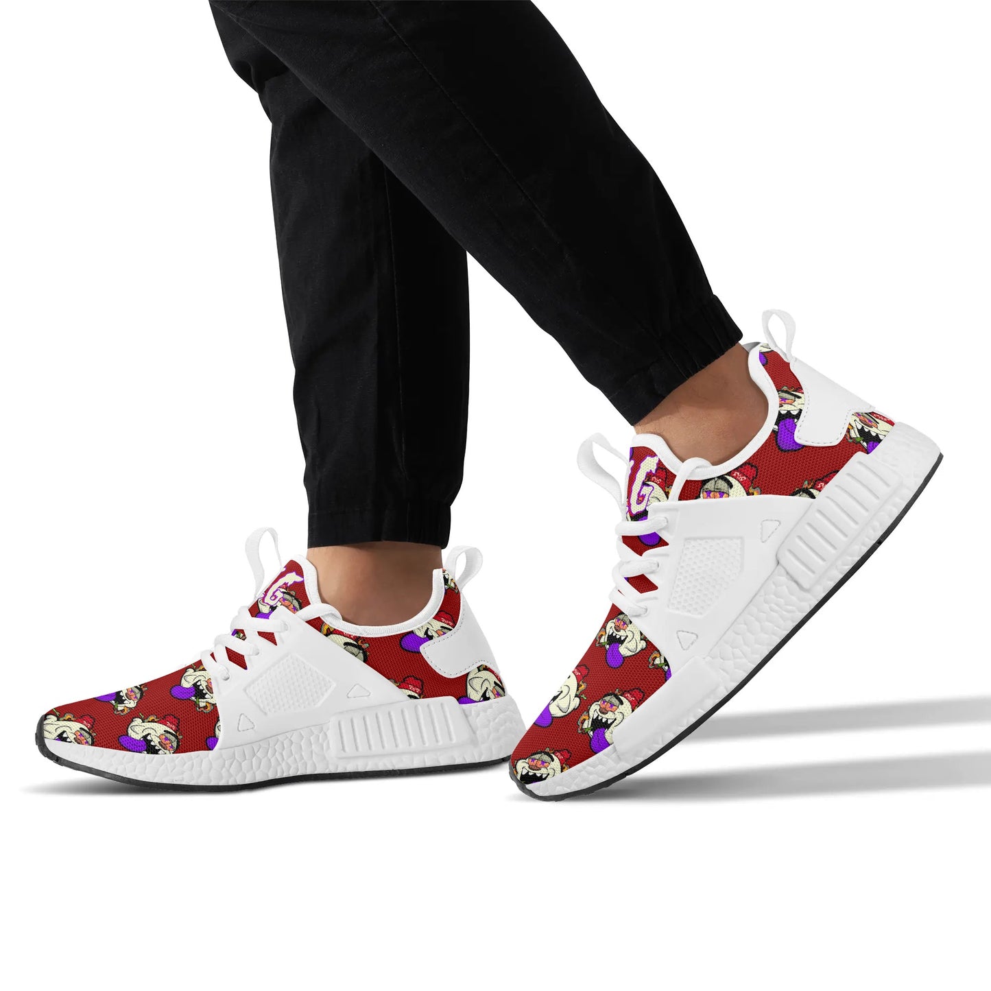 G.S.G Ghost Star Ghouls Maroon Ghost Edition Mens Star Kicks