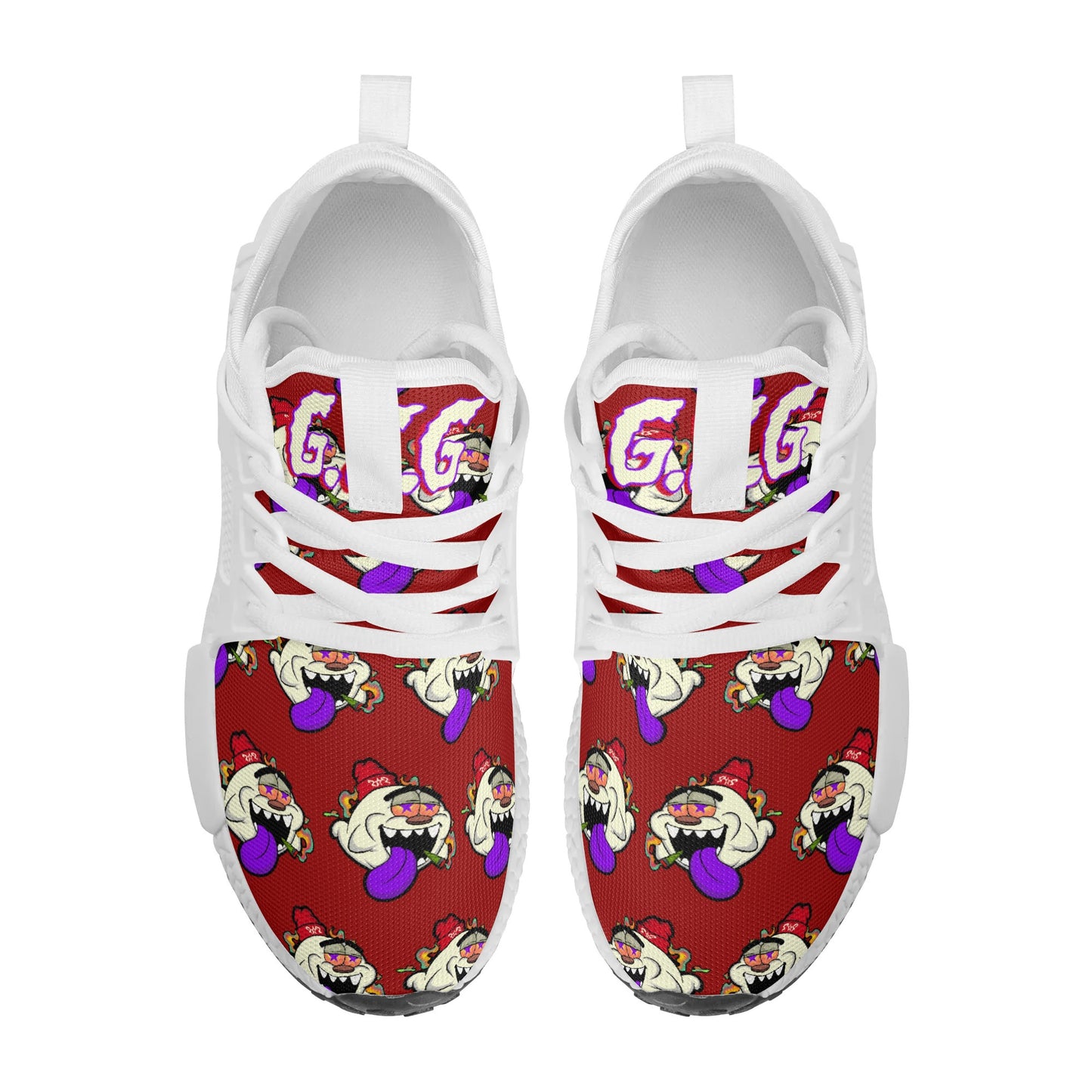 G.S.G Ghost Star Ghouls Maroon Ghost Edition Mens Star Kicks