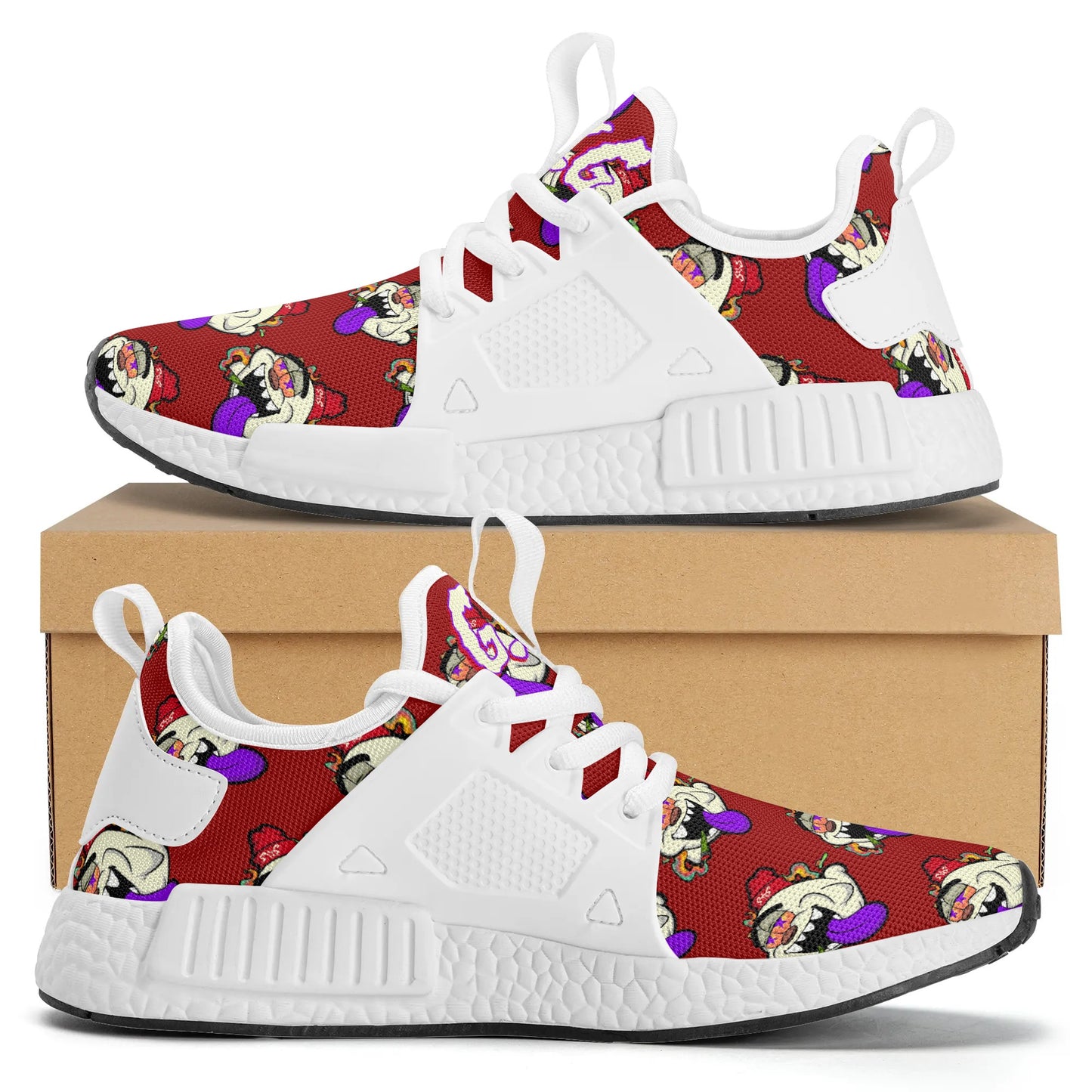 G.S.G Ghost Star Ghouls Maroon Ghost Edition Mens Star Kicks