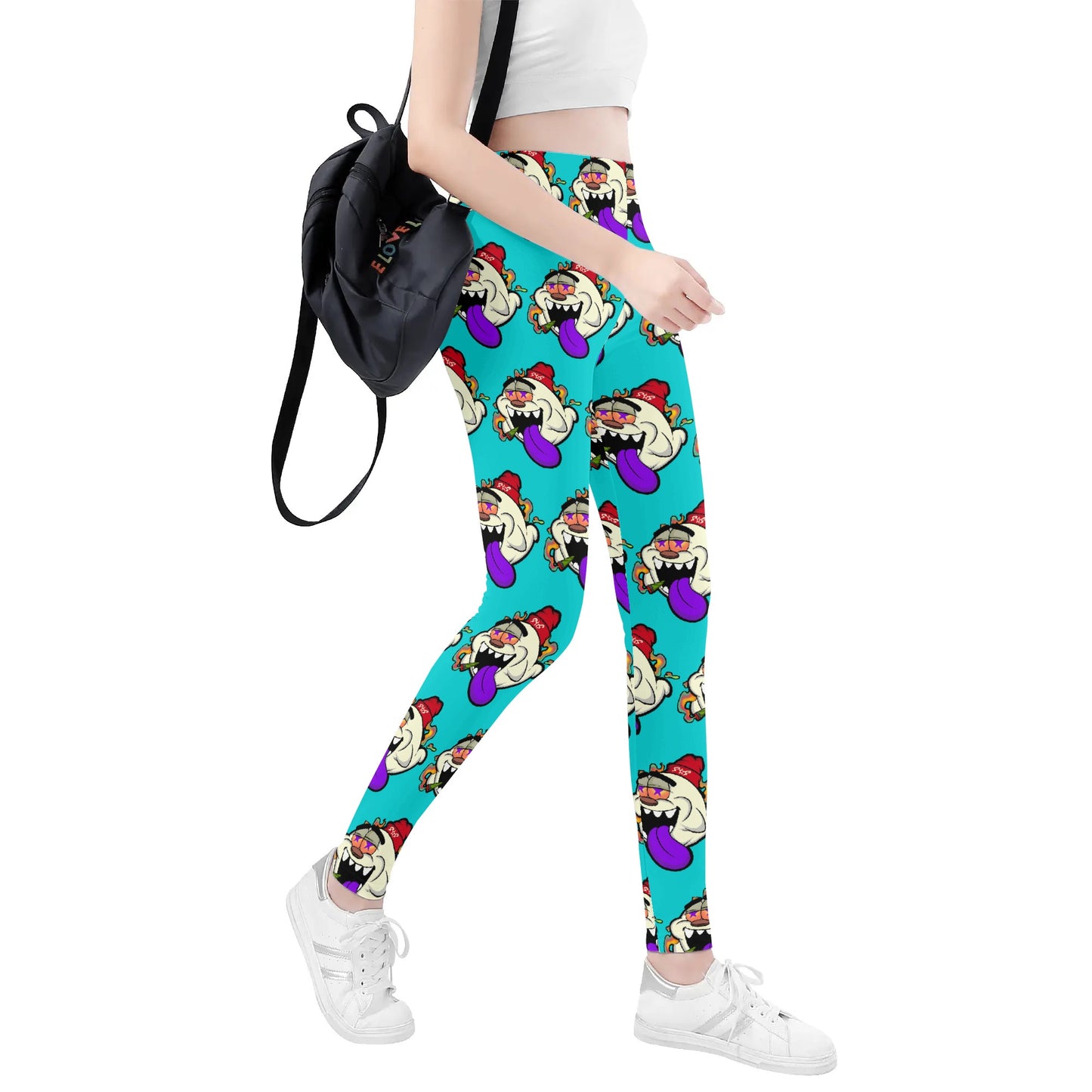 G.S.G Ghost Star Girl Womens Soft Turquoise Legging Yoga Pants