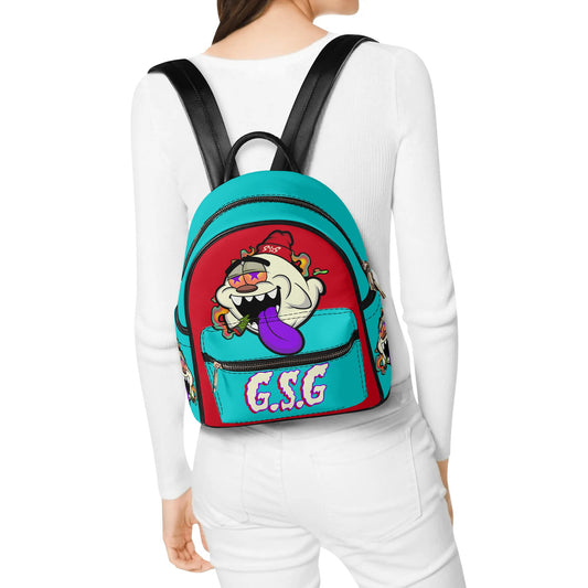 G.S.G Ghost Star Girl Turquoise/Maroon Backpack