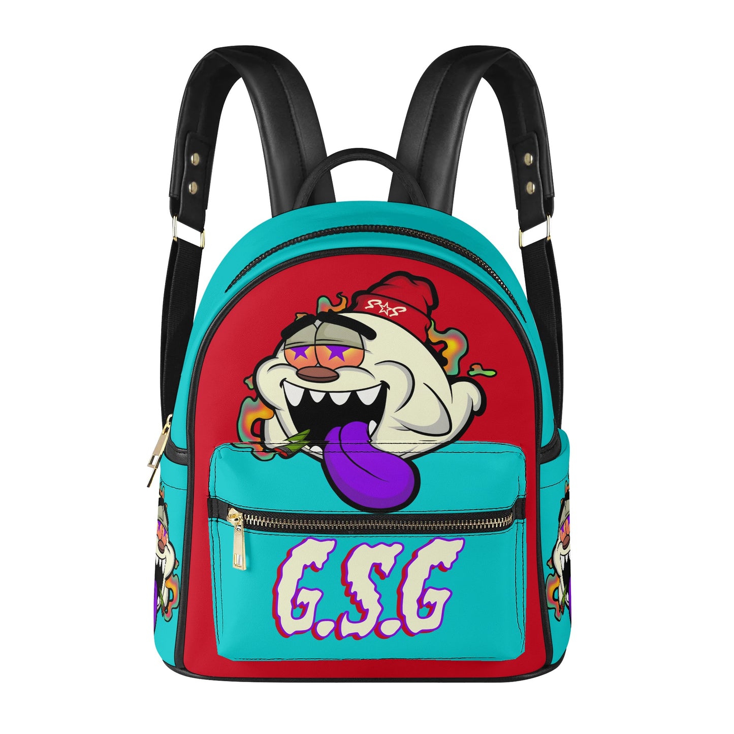 G.S.G Ghost Star Girl Turquoise/Maroon Backpack