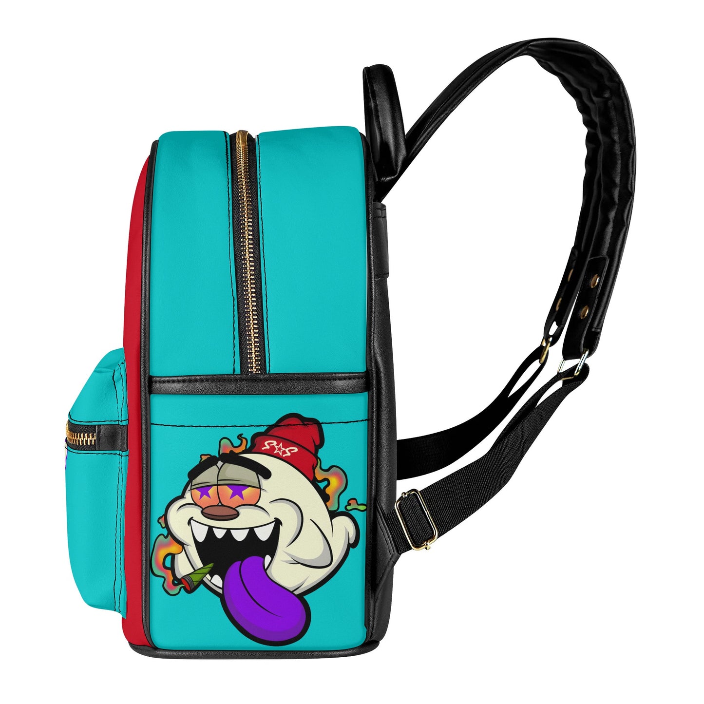 G.S.G Ghost Star Girl Turquoise/Maroon Backpack