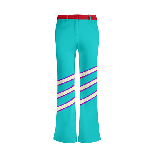 G.S.G Ghost Star Girl Womens Turquoise Pants