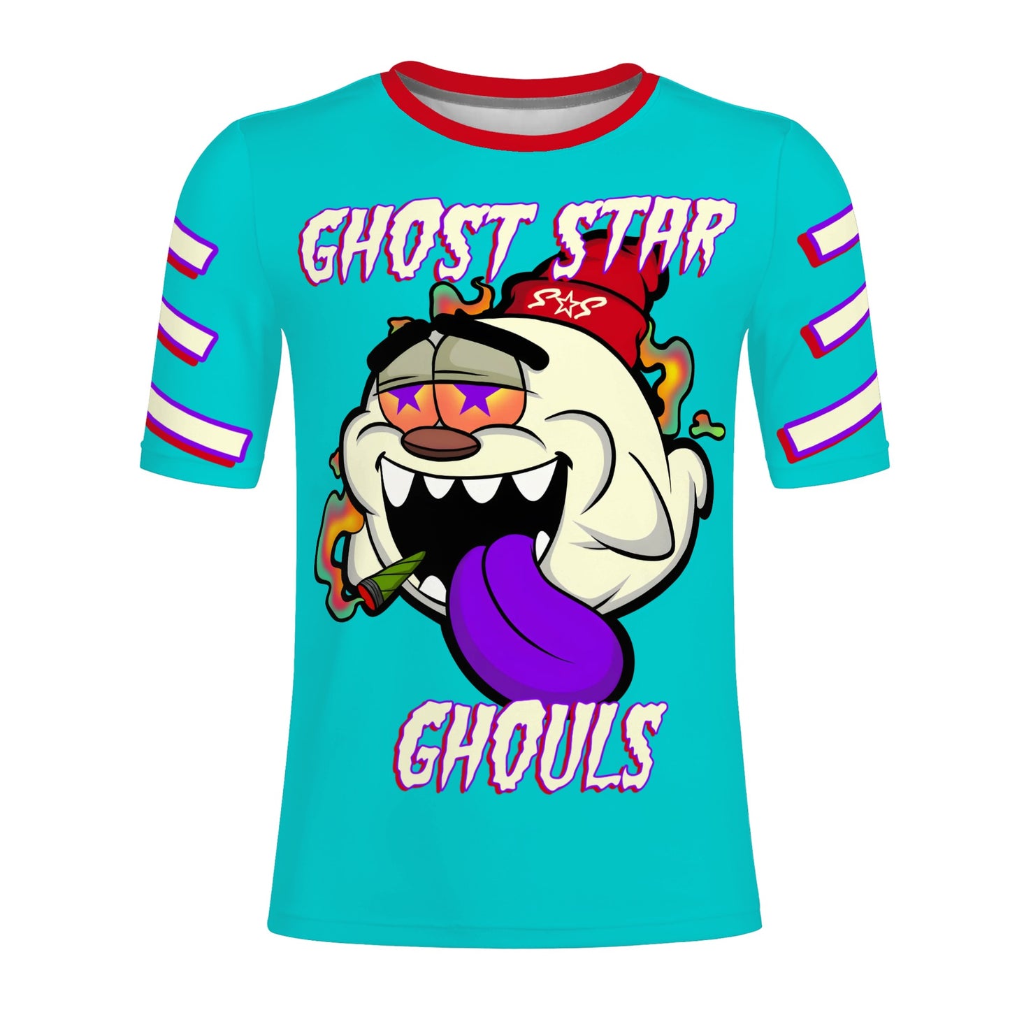 G.S.G Ghost Star Ghouls S.O.S Ghost Edition Mens Turquoise T-shirts