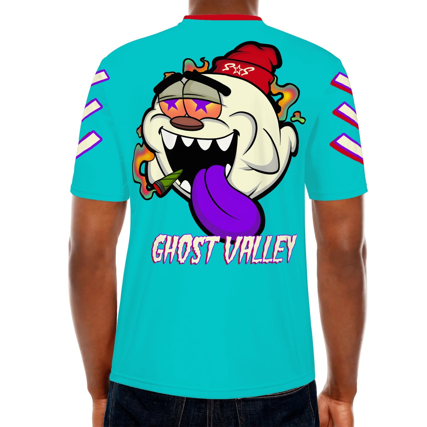 G.S.G Ghost Star Ghouls S.O.S Ghost Edition Mens Turquoise T-shirts