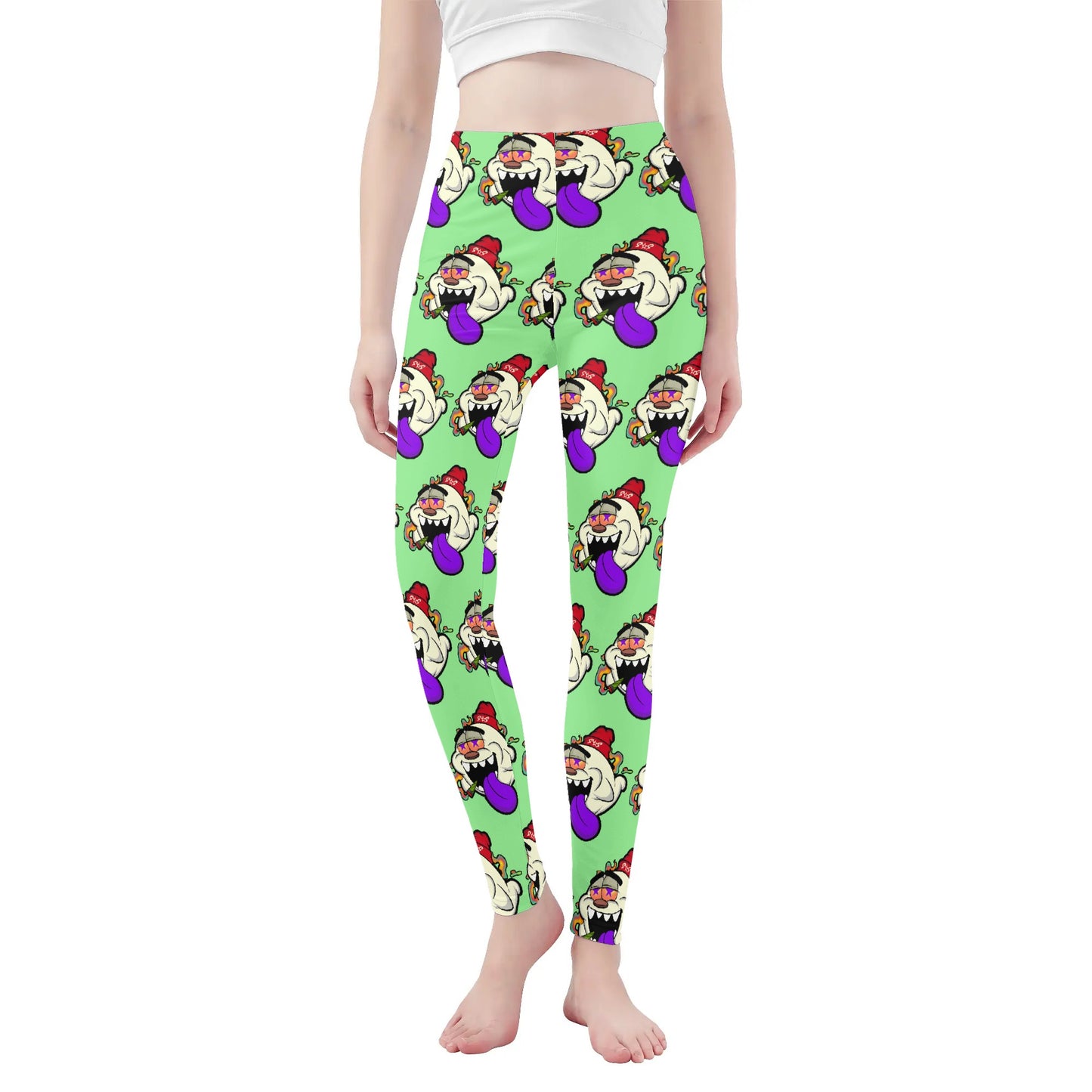 G.S.G Ghost Star Girl Womens Soft Mint Green Legging Yoga Pants