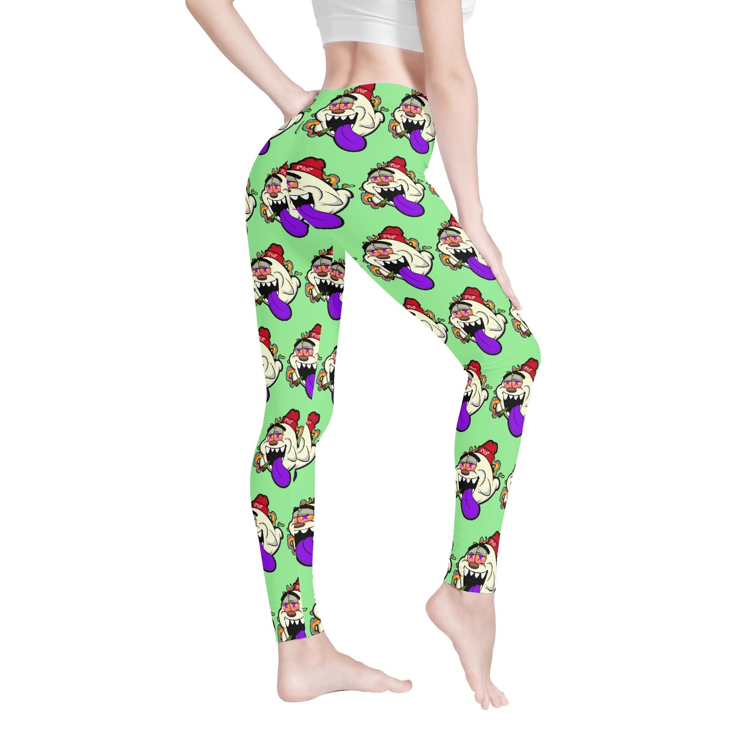 G.S.G Ghost Star Girl Womens Soft Mint Green Legging Yoga Pants