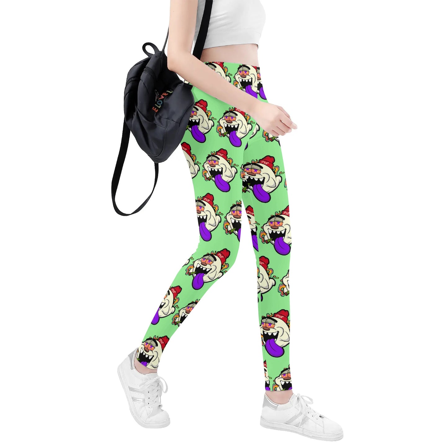 G.S.G Ghost Star Girl Womens Soft Mint Green Legging Yoga Pants