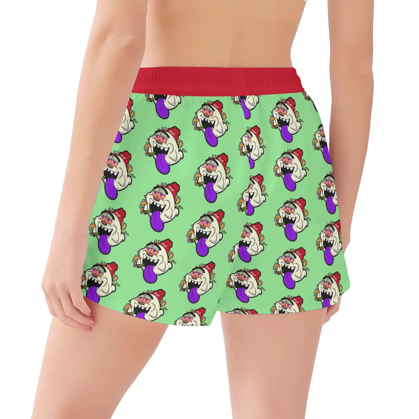 G.S.G Ghost Star Girl Womens Mint Green Shorts