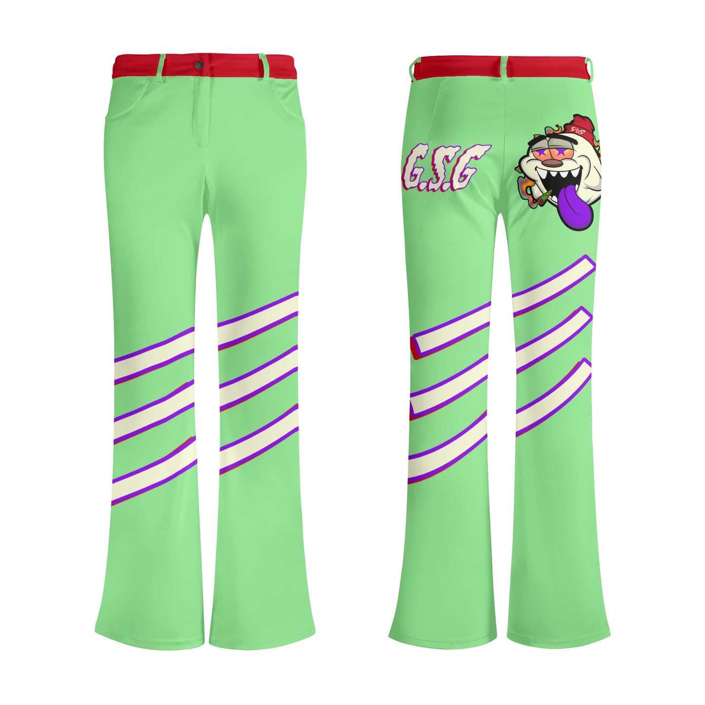 G.S.G Ghost Star Girl Womens Mint Green Pants