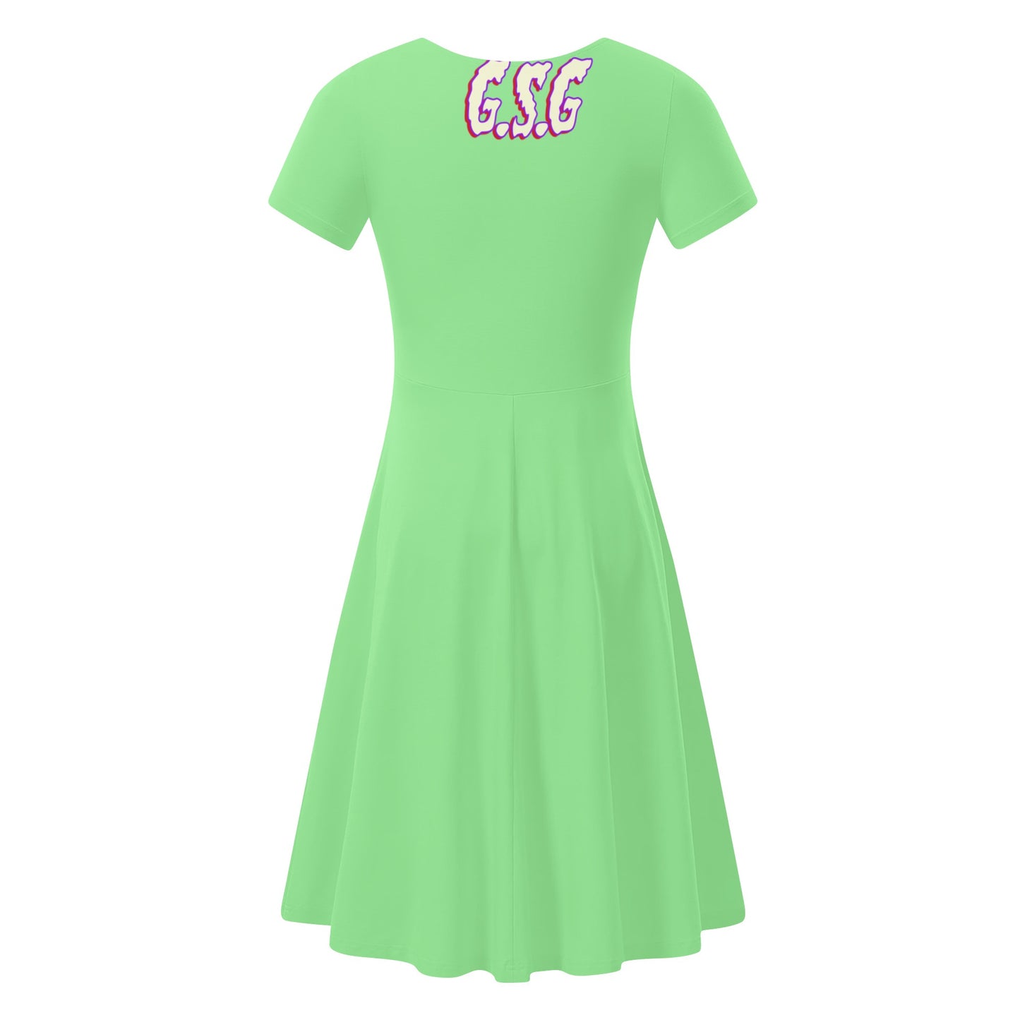 G.S.G Ghost Star Girl Womens Mint Green Ruffle Summer Dress