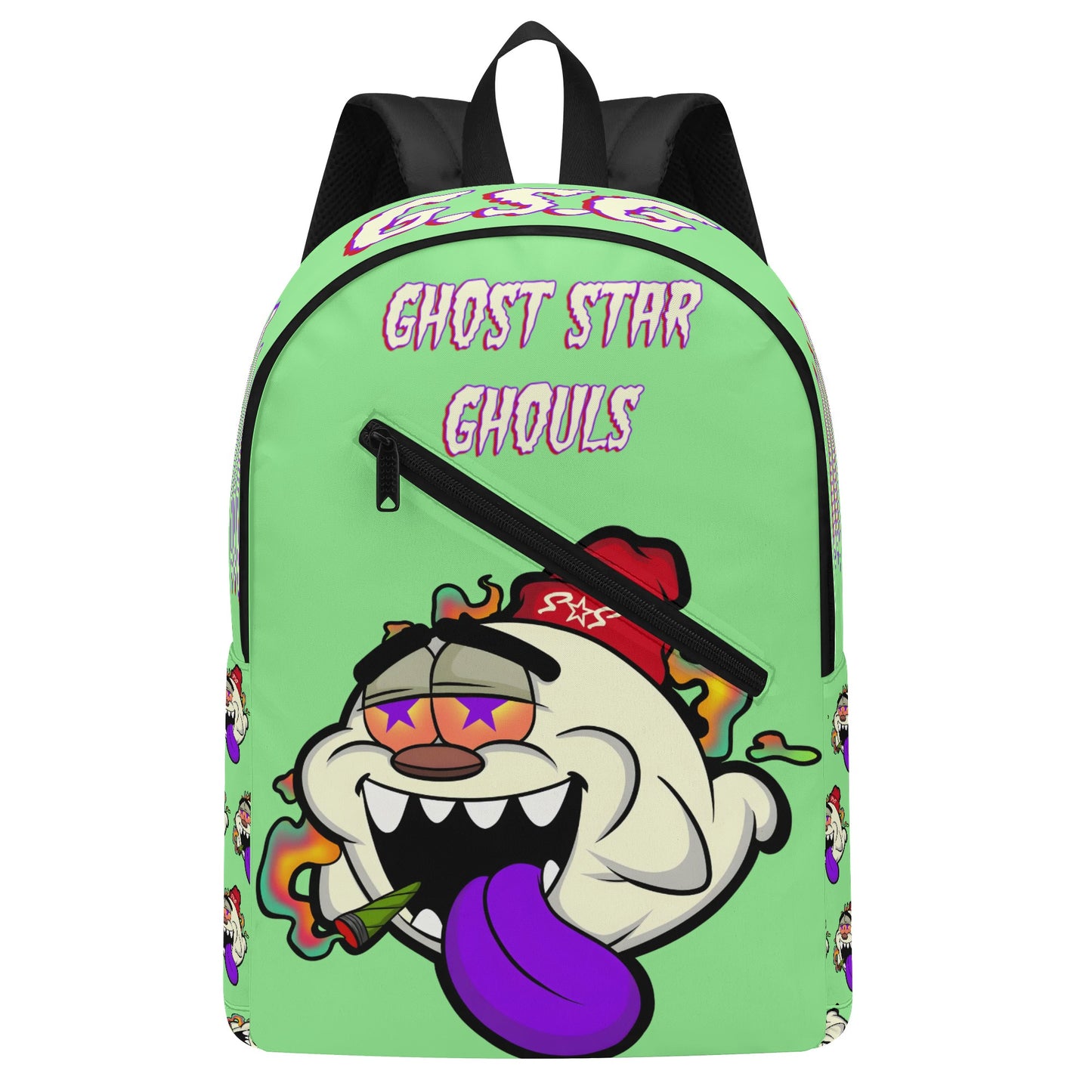 G.S.G Ghost Star Ghouls Mans Mint Green Laptop Backpack *Free Key Ring*