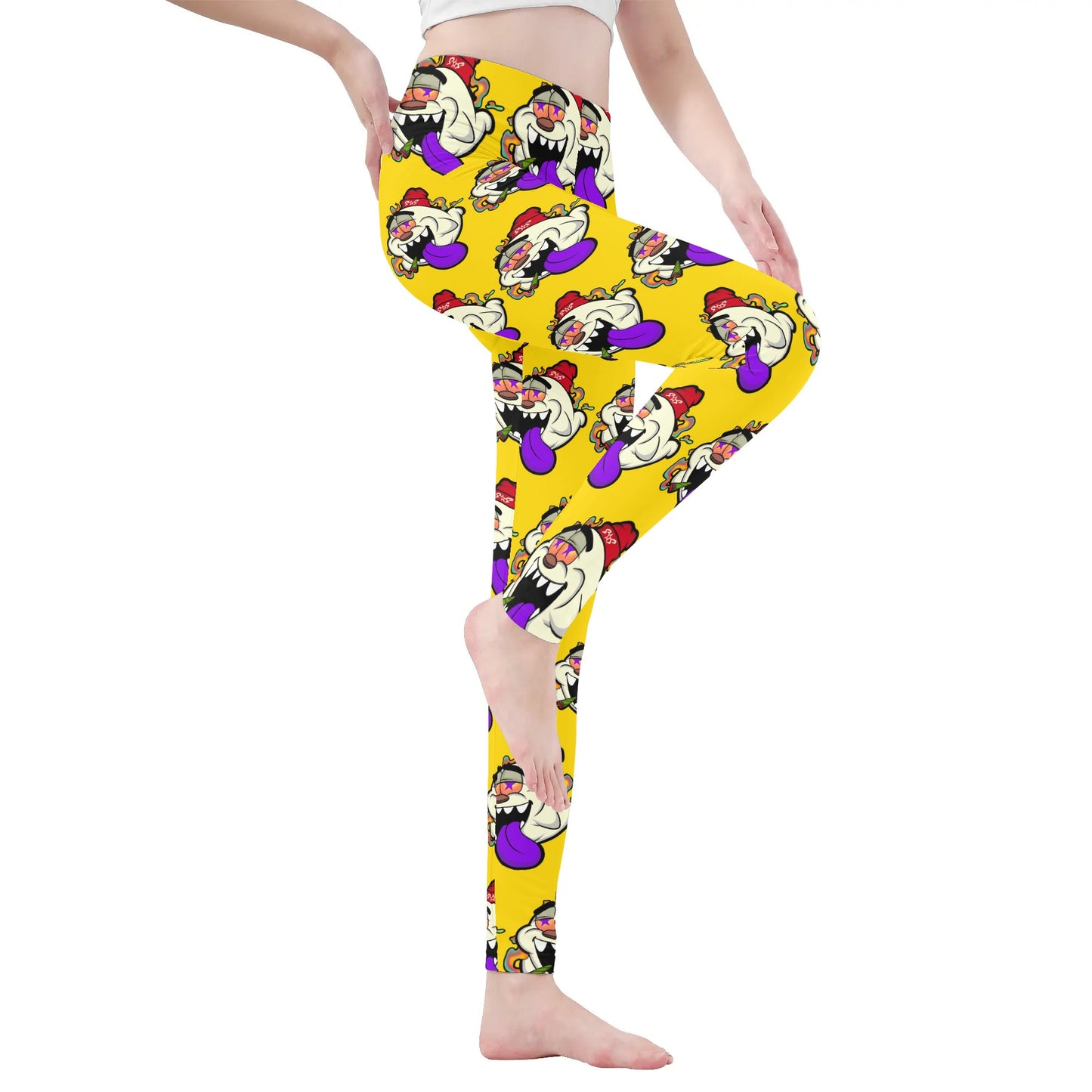 G.S.G Ghost Star Girl Womens Soft Gold Legging Yoga Pants