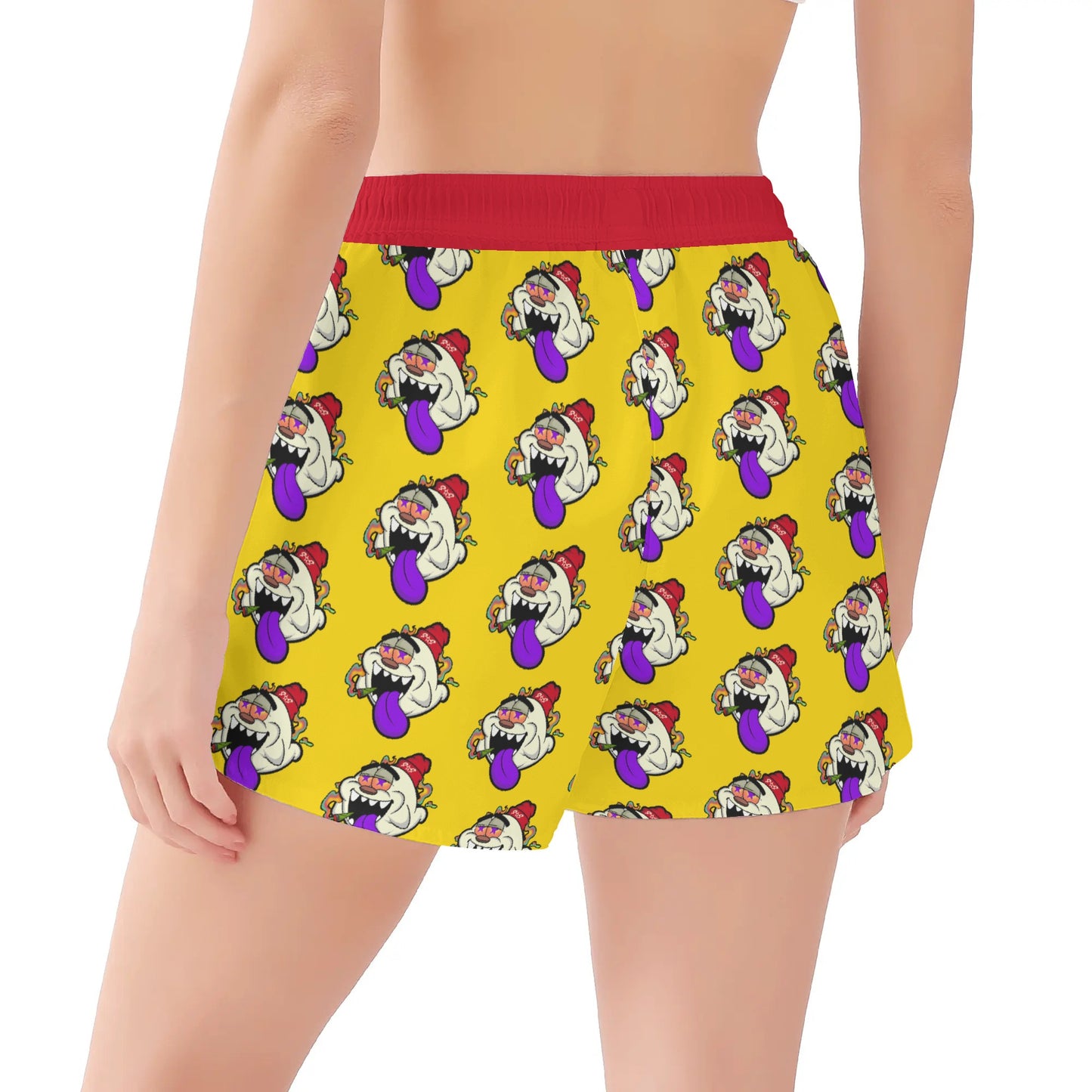 G.S.G Ghost Star Girl Womens Gold Shorts