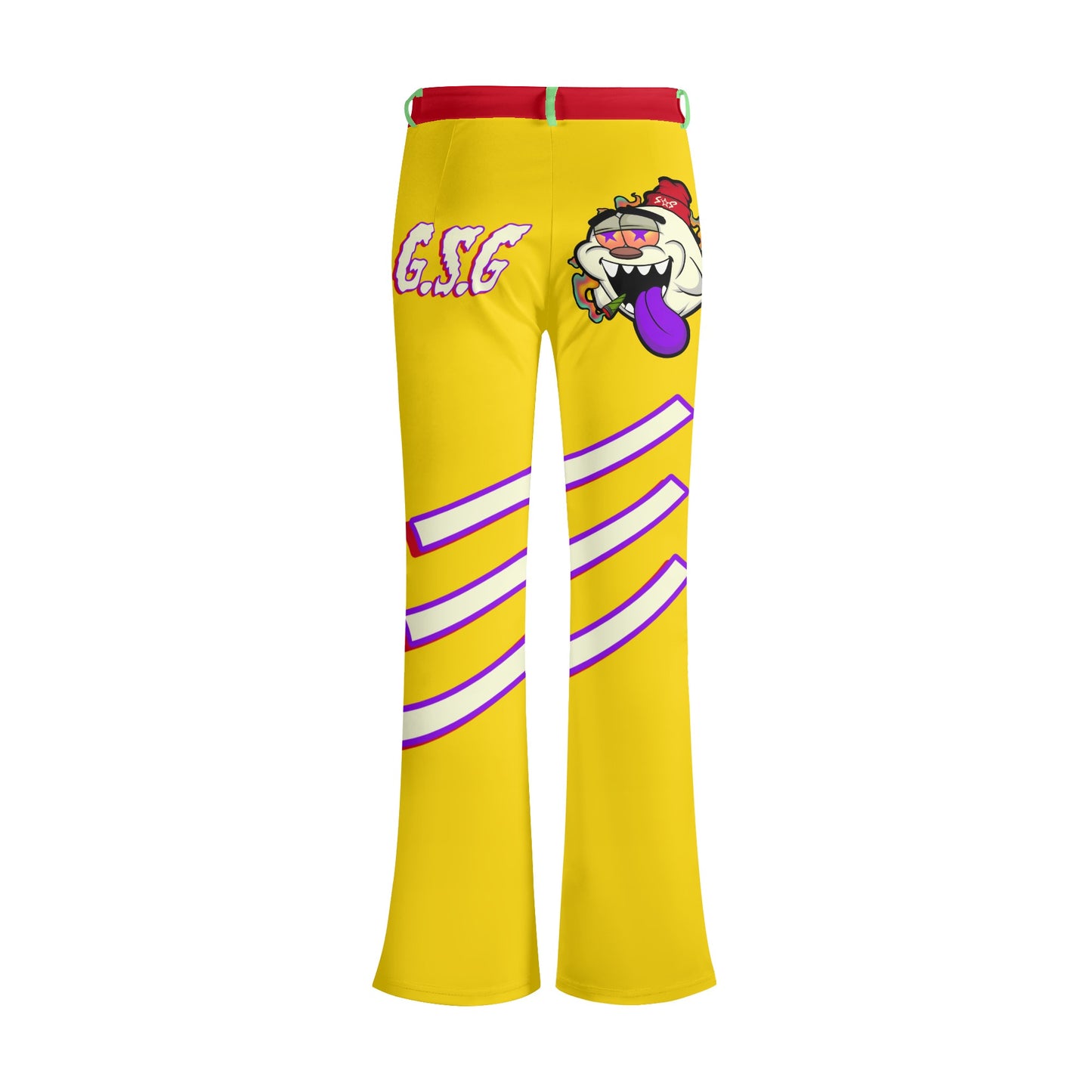 G.S.G Ghost Star Girl Womens Gold Pants