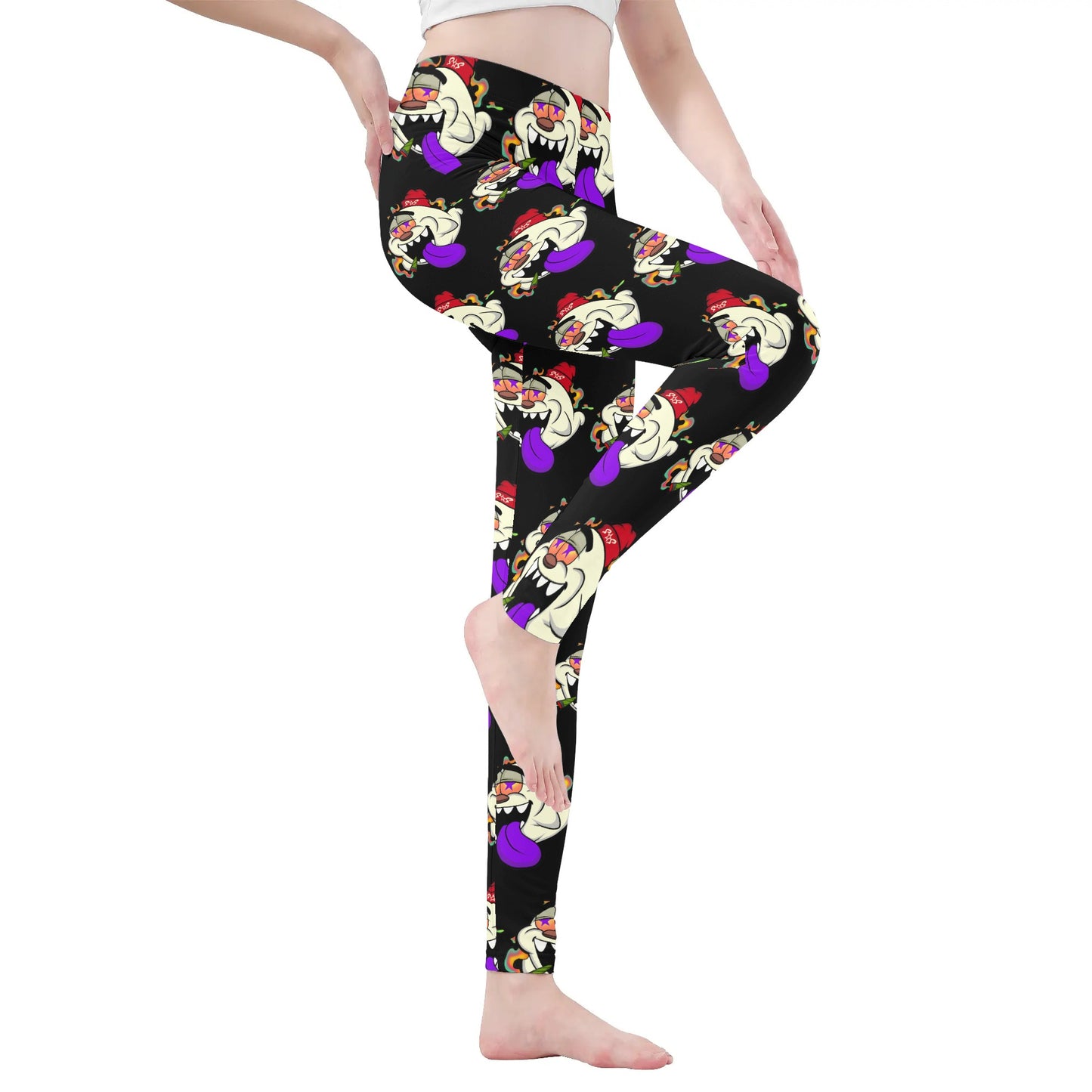 G.S.G Ghost Star Girl Womens Soft Black Legging Yoga Pants