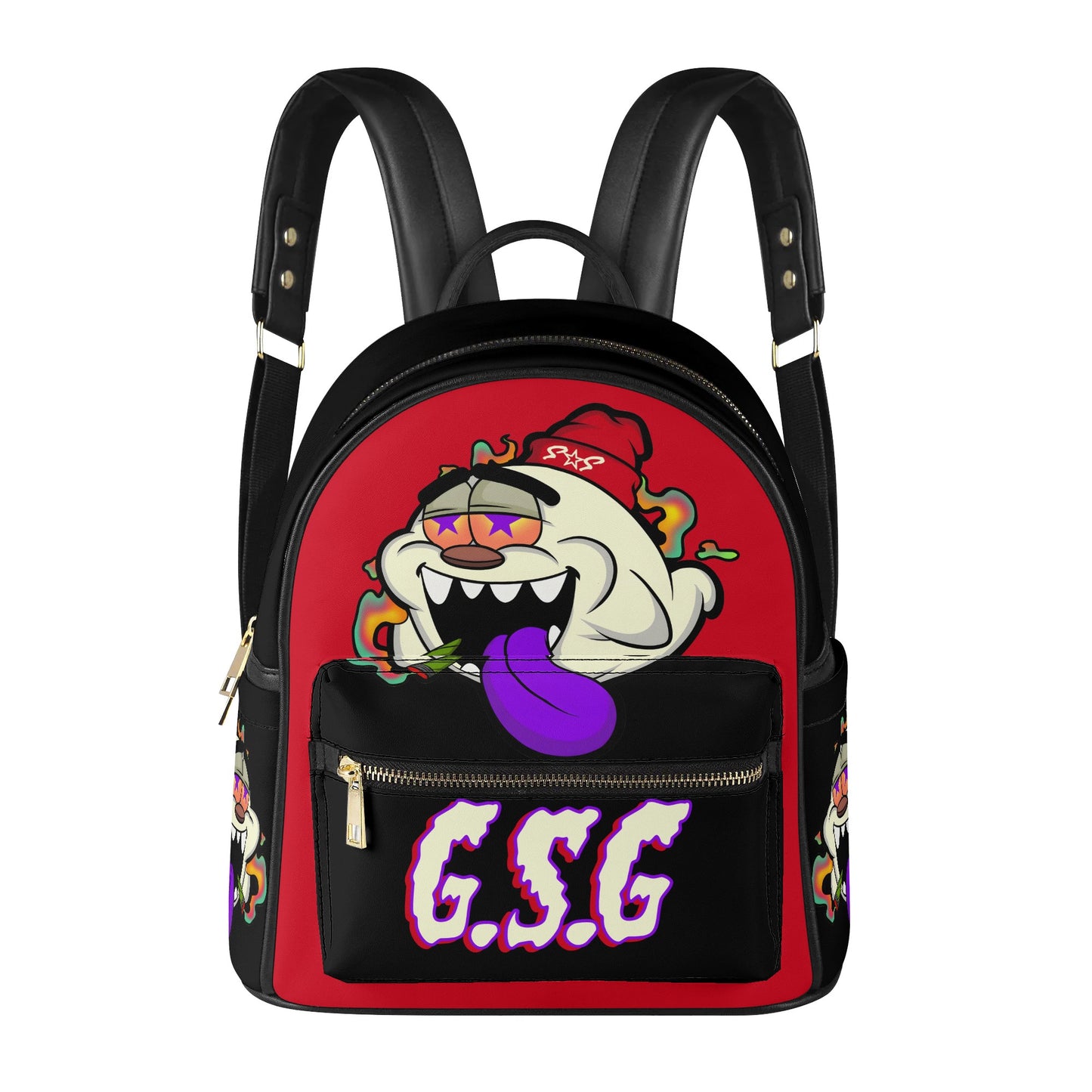 G.S.G Ghost Star Girl Black/Maroon Backpack