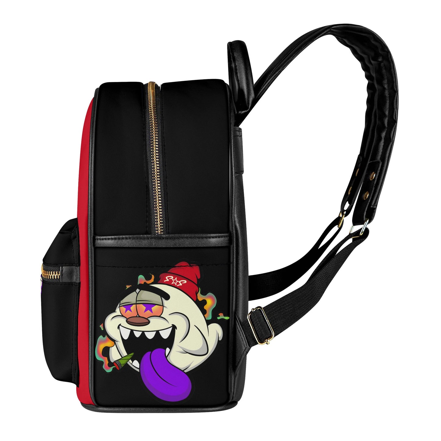 G.S.G Ghost Star Girl Black/Maroon Backpack