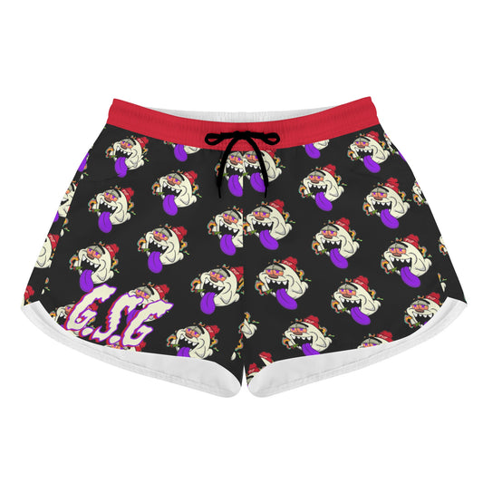 G.S.G Ghost Star Girl Womens Black Shorts