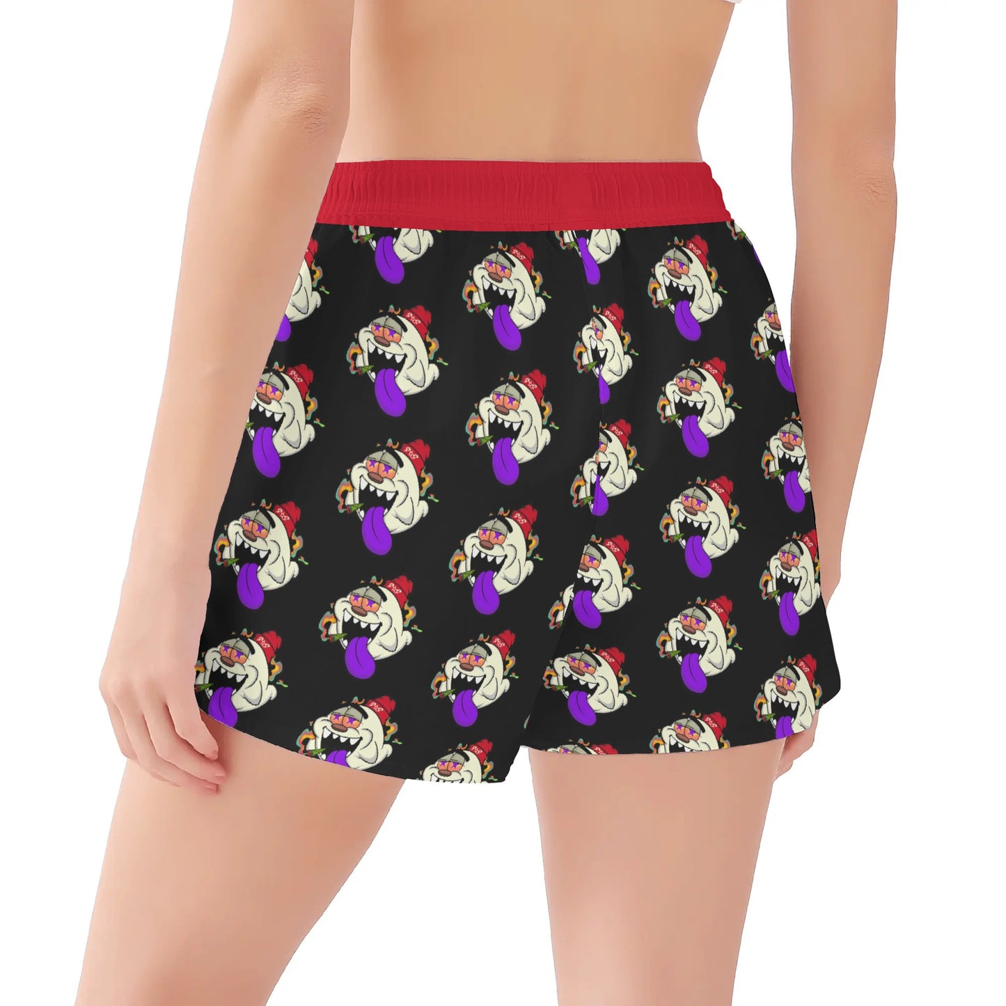 G.S.G Ghost Star Girl Womens Black Shorts