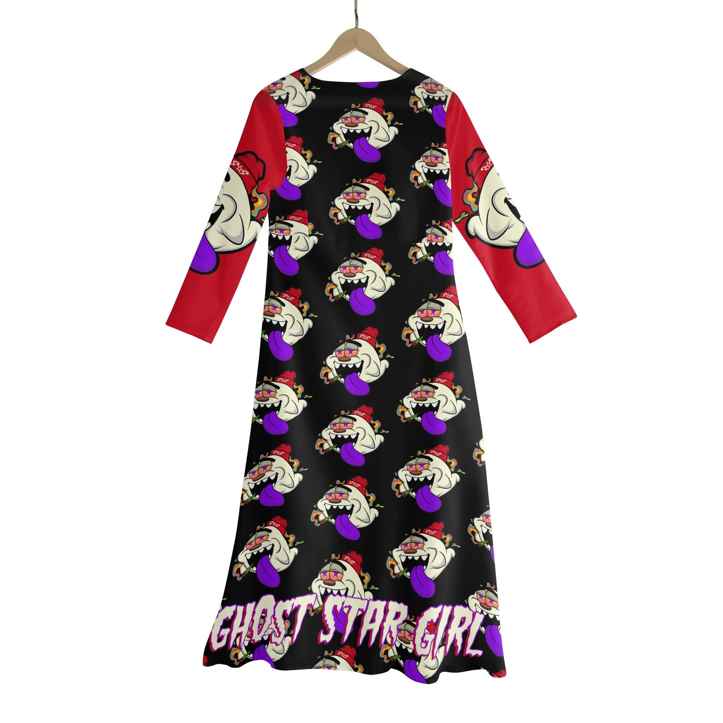 G.S.G Ghost Star Girl Womens Black Tie-Up Beach Cover Up Dress